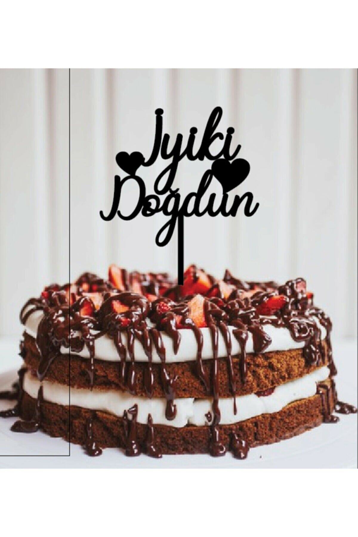 İmpivo Iyi Ki Doğdun Pasta Süsü - Cake Topper