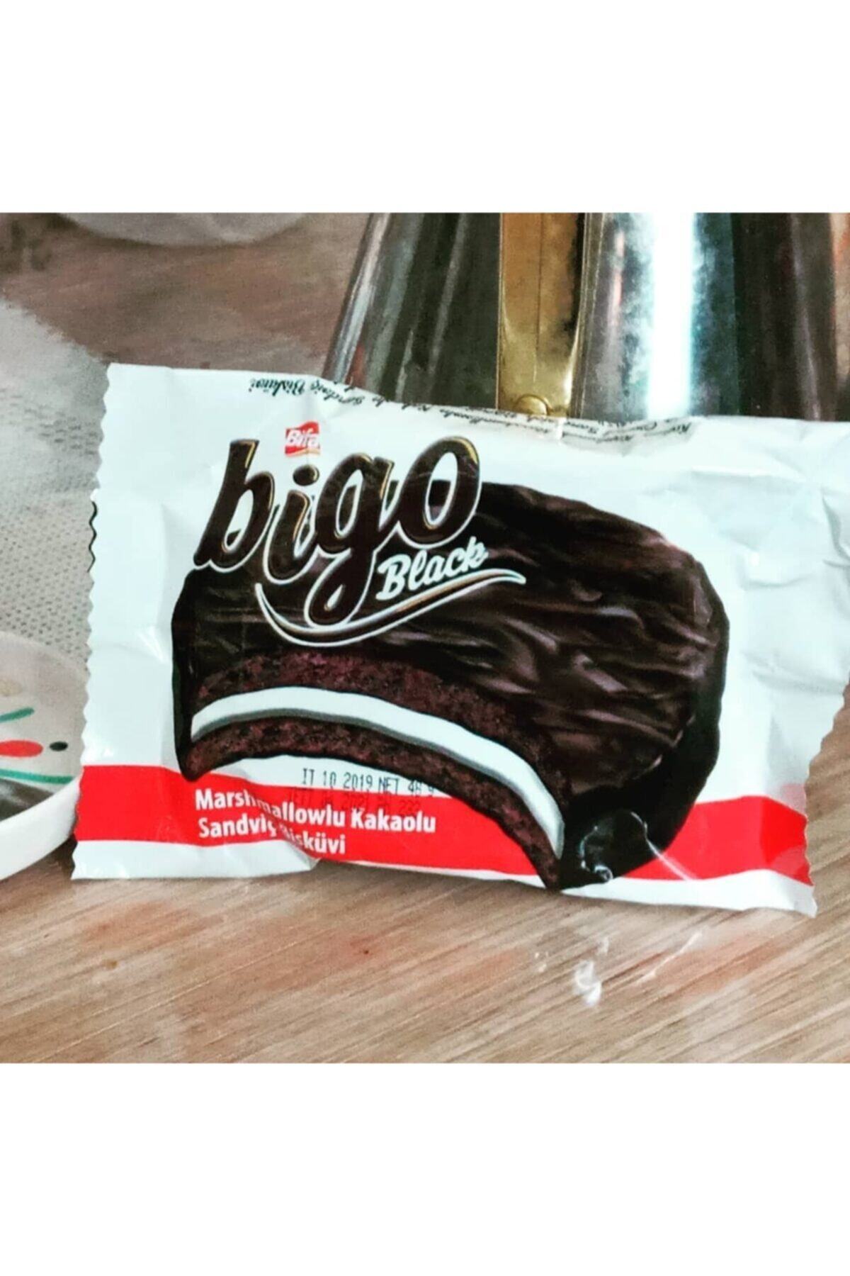 Bifa Bigo Black Marsmallowlu Kakaolu Sandwiç Bisküvi 48 Grx24 Adet