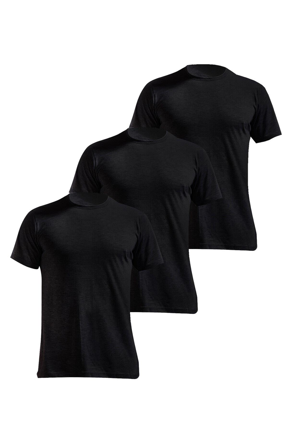 josejuan 3'lü Erkek Atlet Sıfır Yaka Yarım Kollu Suprem