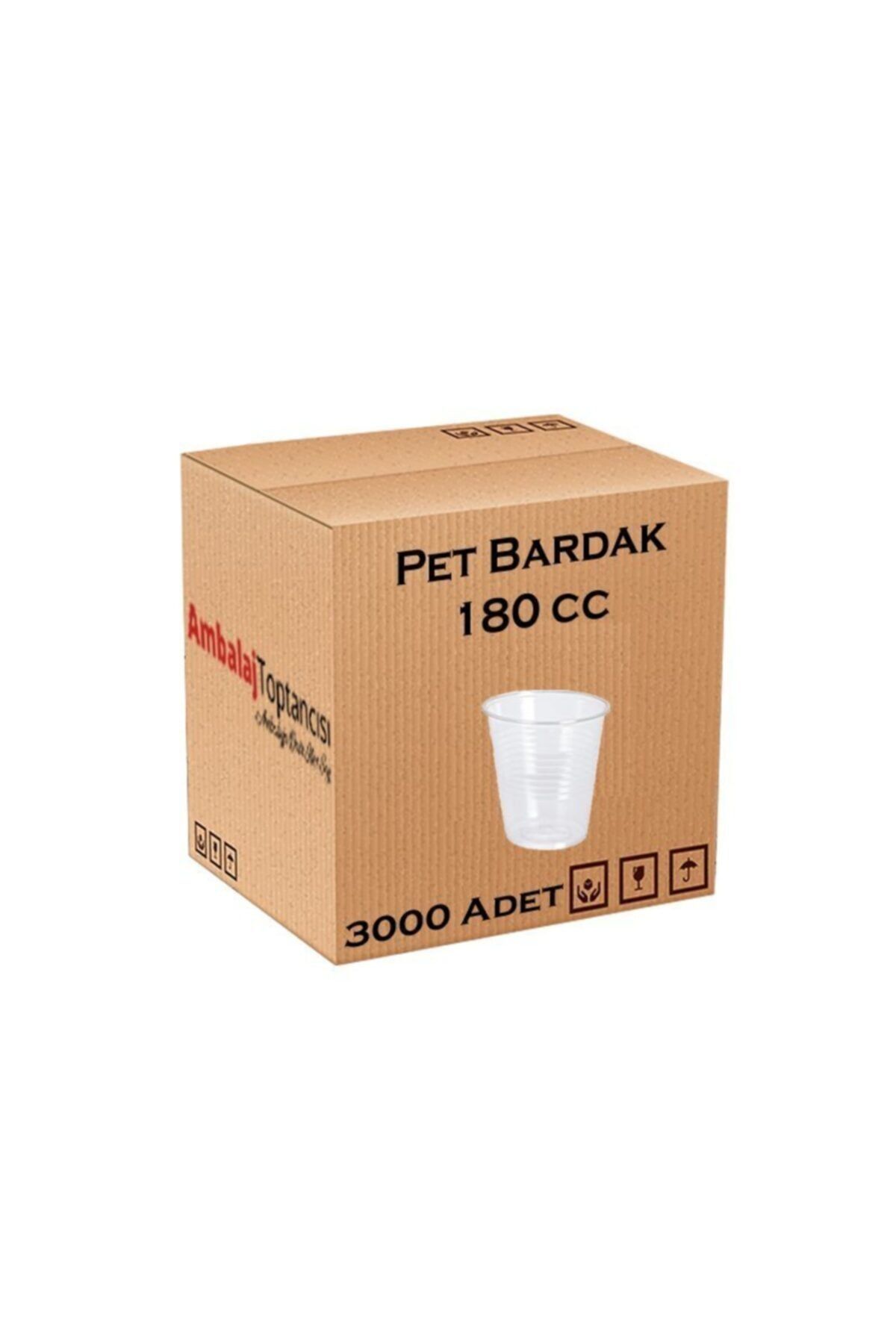 DAĞYÜCE Plastik Pet Bardak 2gr - 180 cc - 3000'li