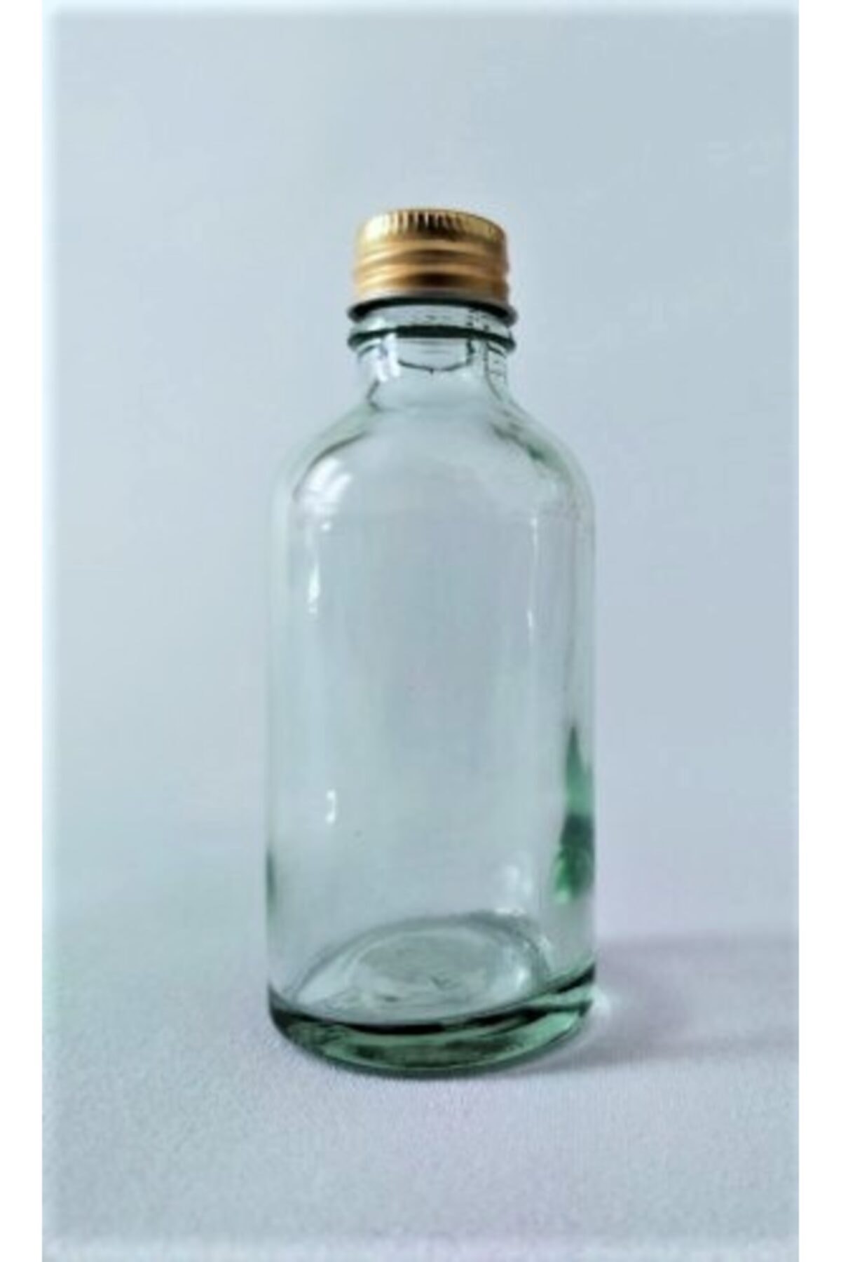 Hobidik Metal Kapaklı Cam Kolonya Şişesi 50ml 20 Adet