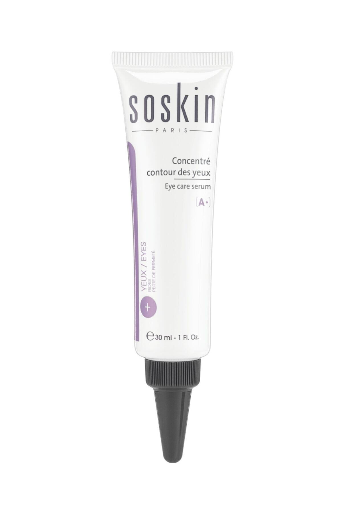 SOSKIN Eye Care Serum - Morluk, Kırışıklık Ve Göz Altı Torbası Bakım Serumu 15 Ml