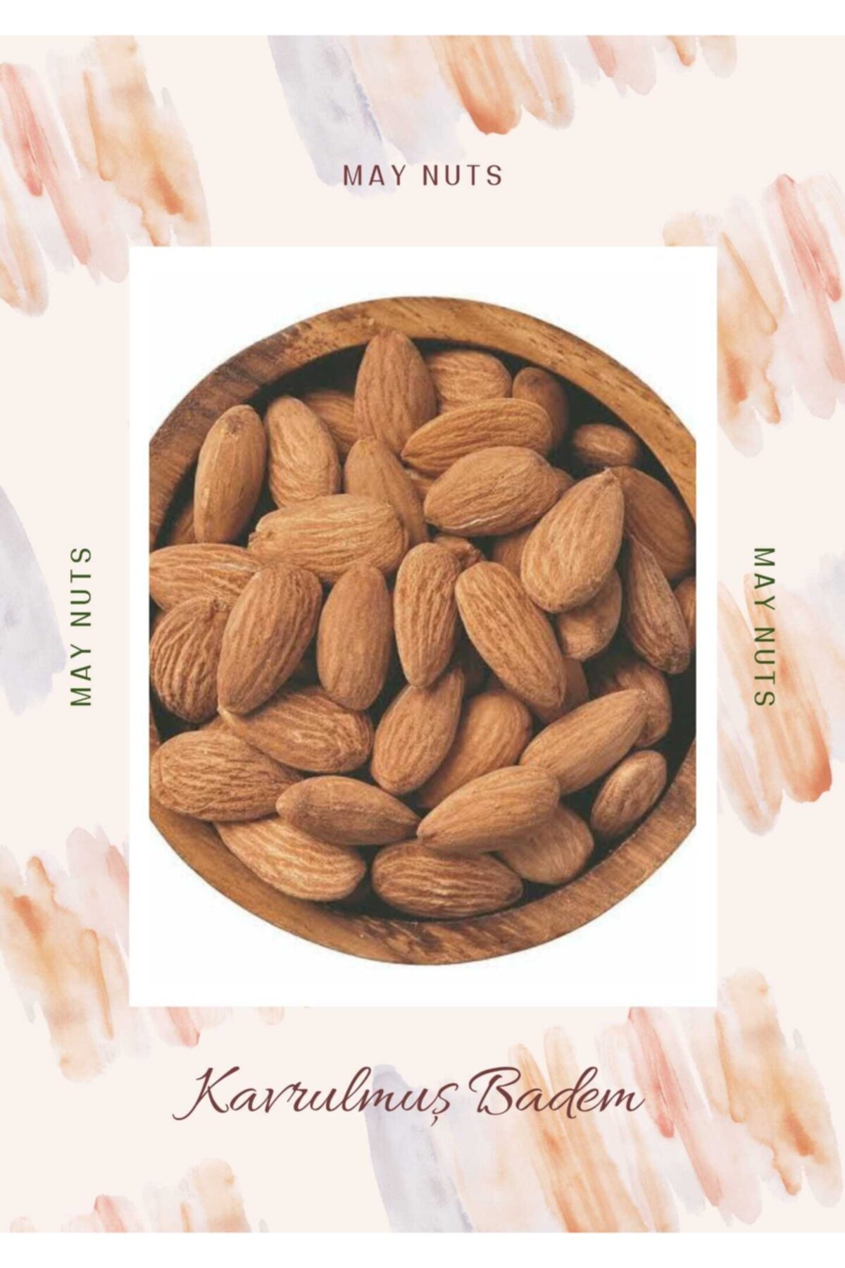 MAY NUTS Kavrulmuş Badem 250gr.