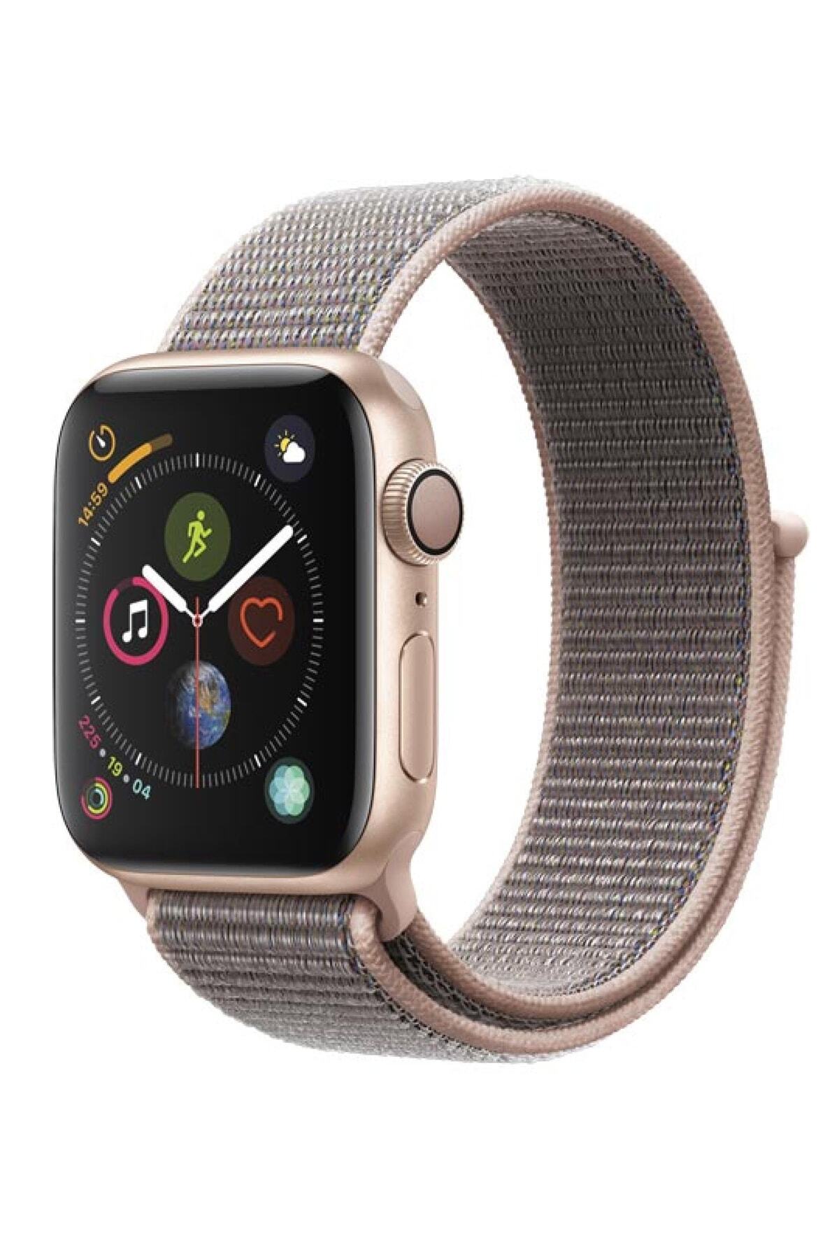 Dumledo Apple Watch 1-2-3-4-5-6 Se Serisi ( 42/44mm ) Uyumlu Kordon - Sütlü Kahve