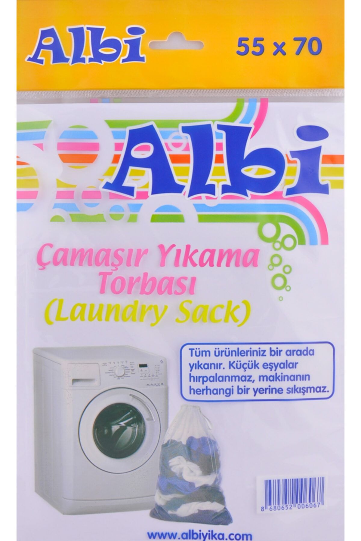 Albi Çamaşır Yıkama Torbası 55*70