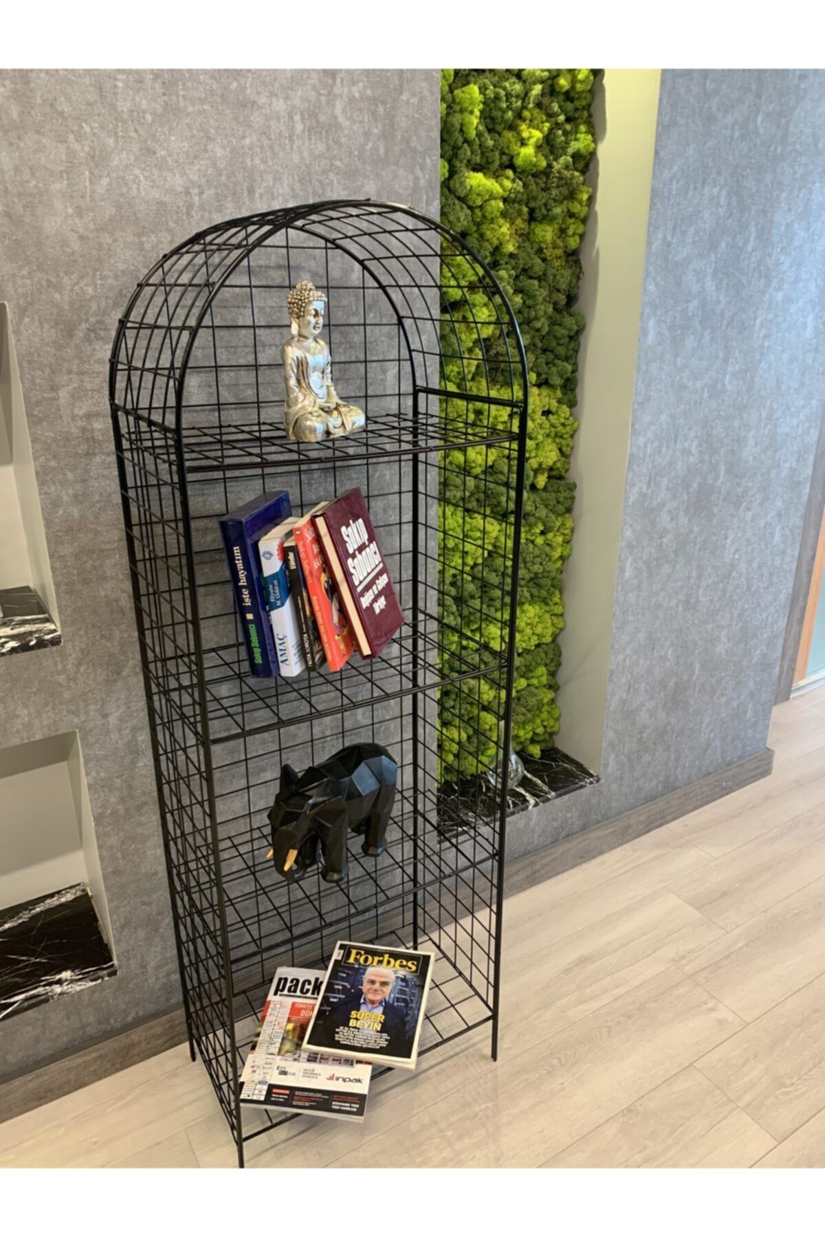 decorelax Dekoratif Kitaplik & Raf & Çiçeklik