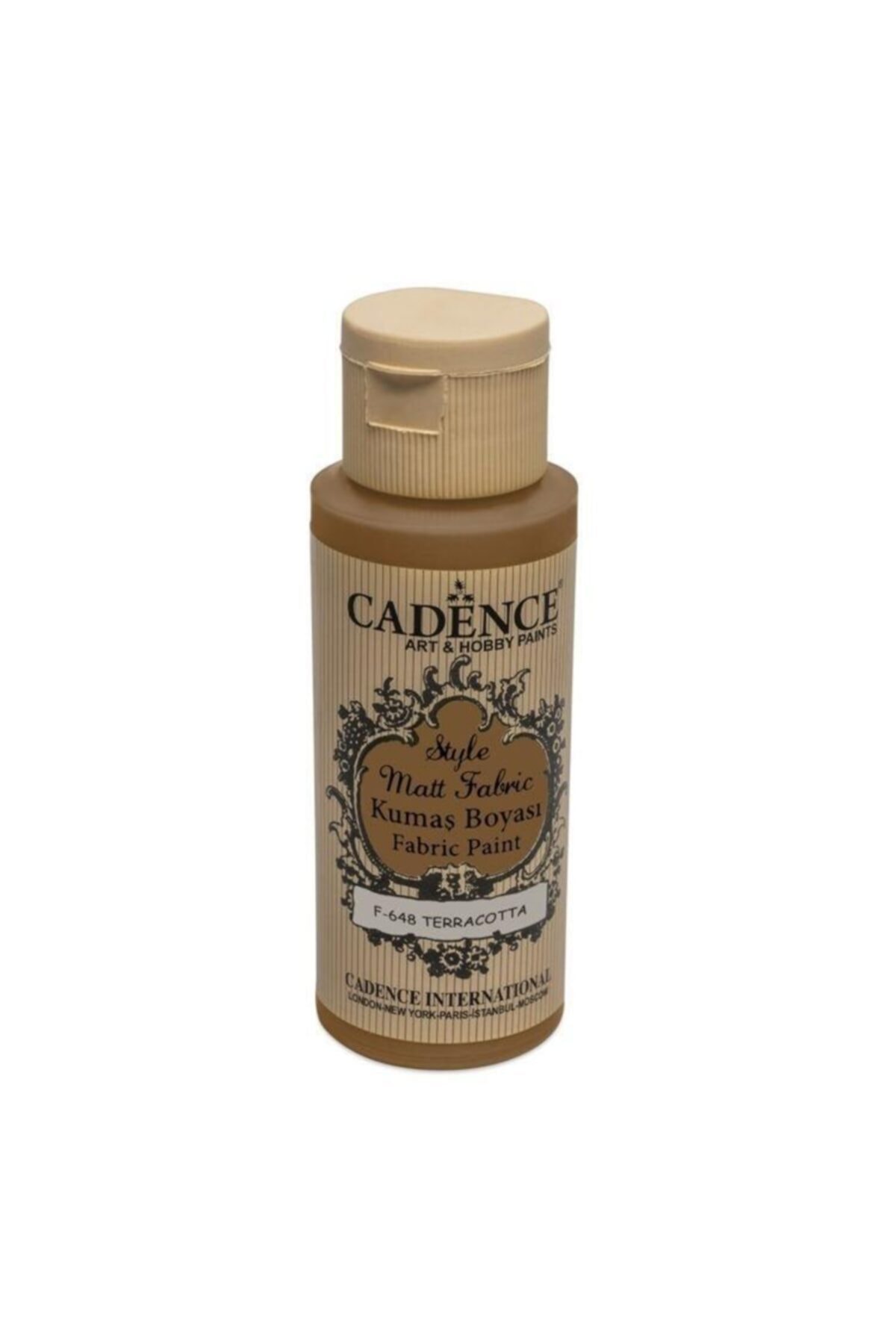 Cadence Style Matt Fabric Kumaş Boyası F-648 Terracotta