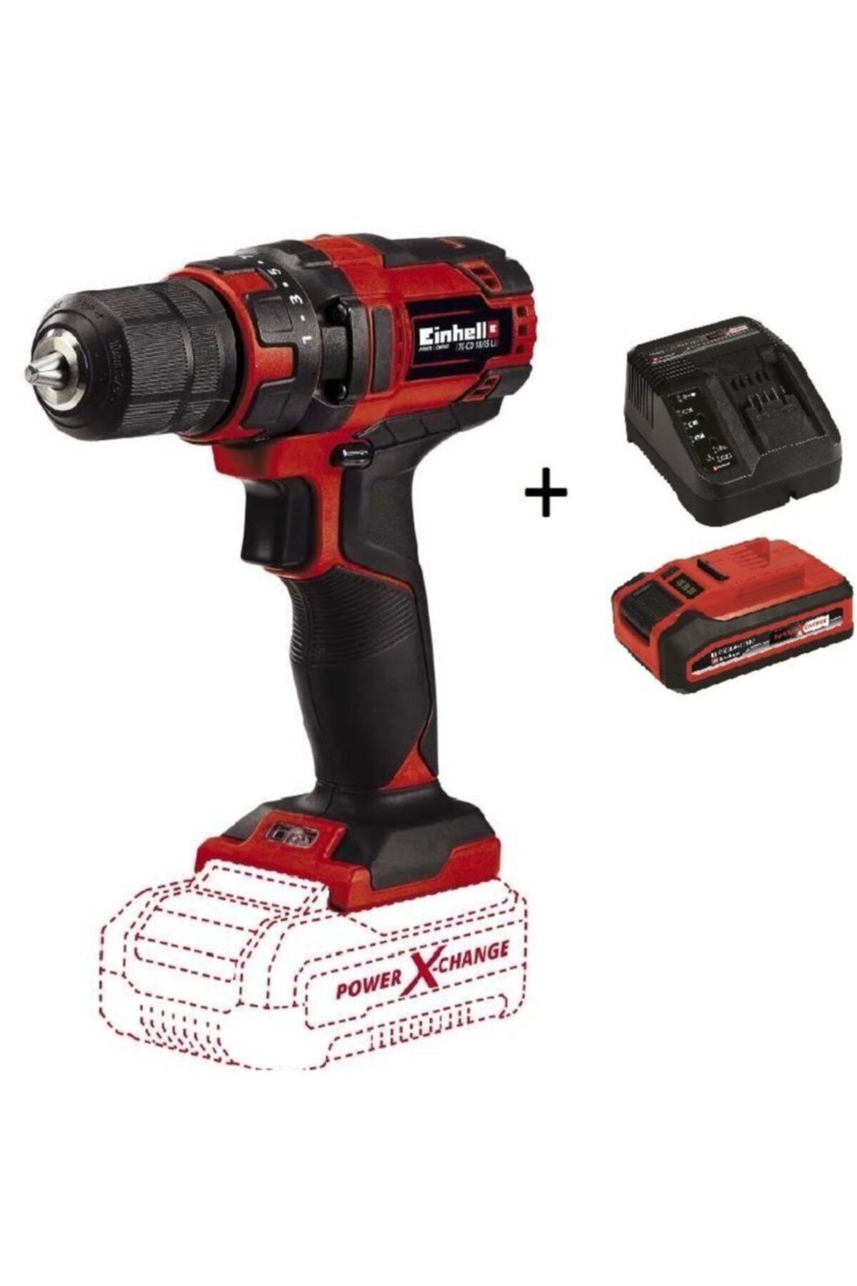 Einhell Tc-cd 18/35 Li (1x3.0 Ah Plus Starter Kit) 18 V Akülü Vidalama Matkap