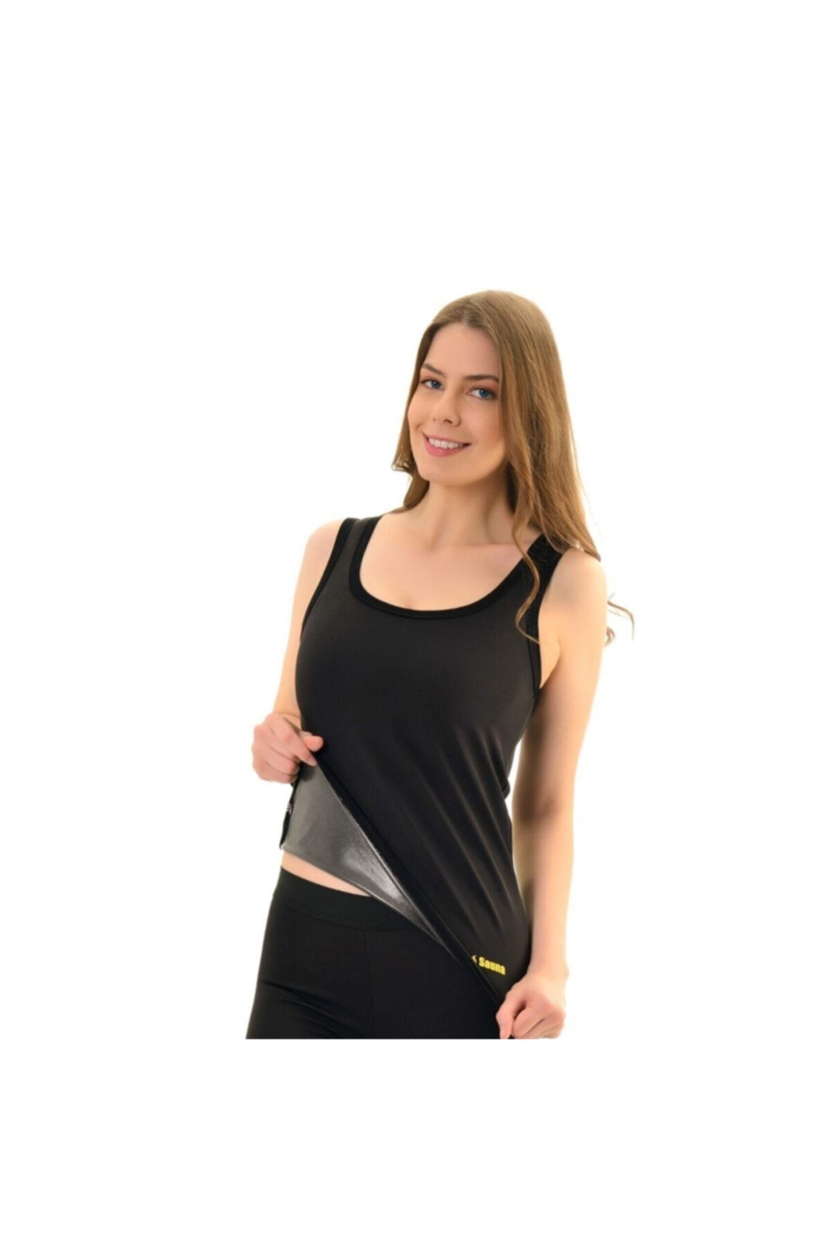 sare design Kadın Termal Sauna Takım Siyah