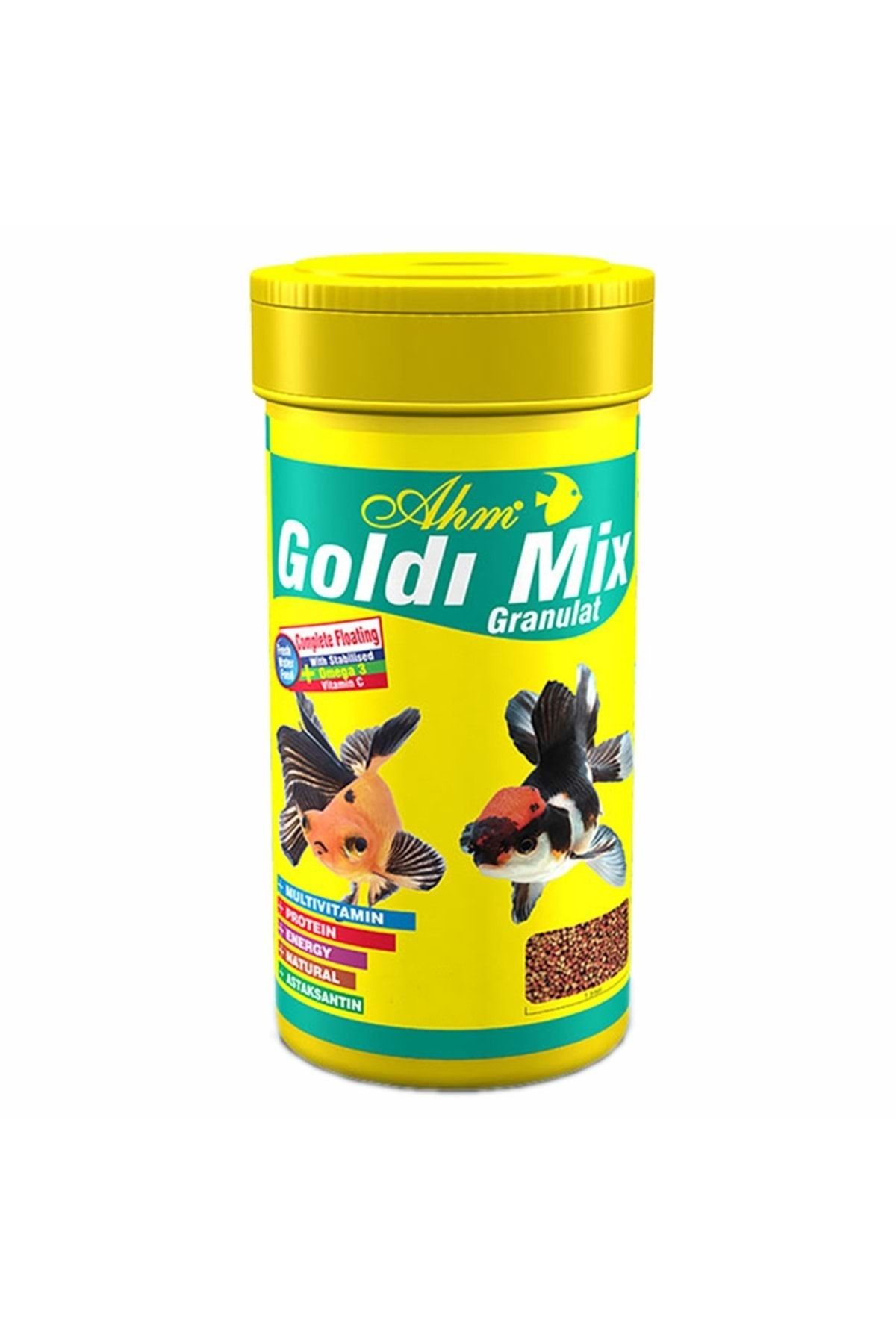 Ahm Goldi Mix Gran. Japon Balığı Yemi 100 ml