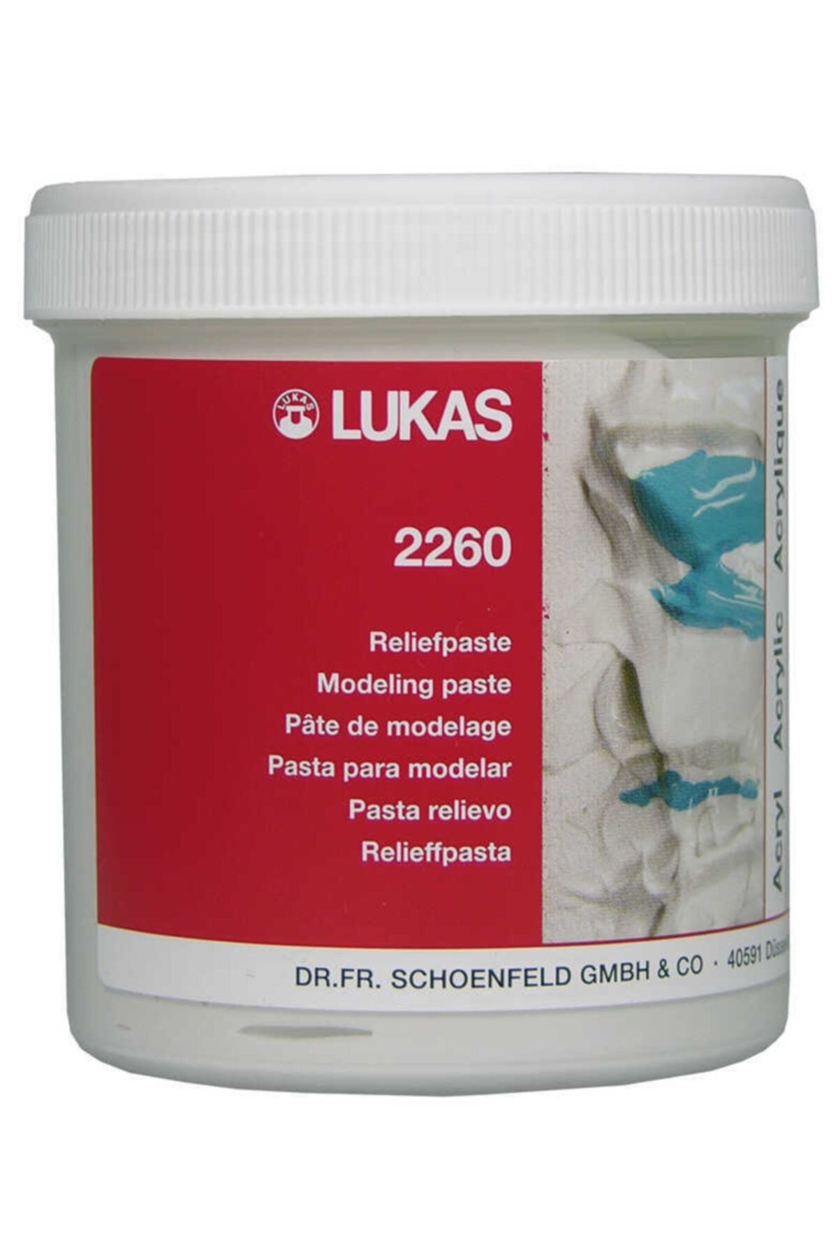 Lukas Acryl Rolyef Macun 250ml