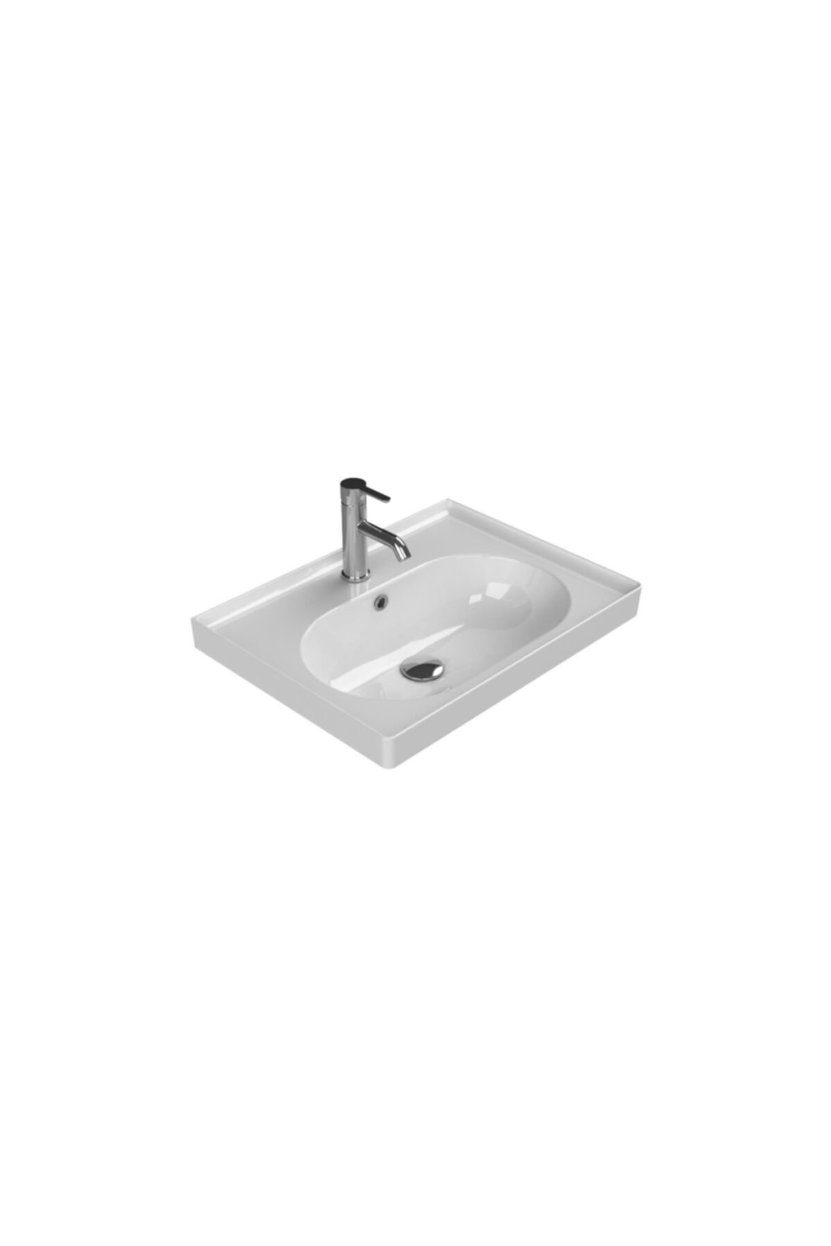 TURKUAZ Arya 60 Cm Etejerli Lavabo