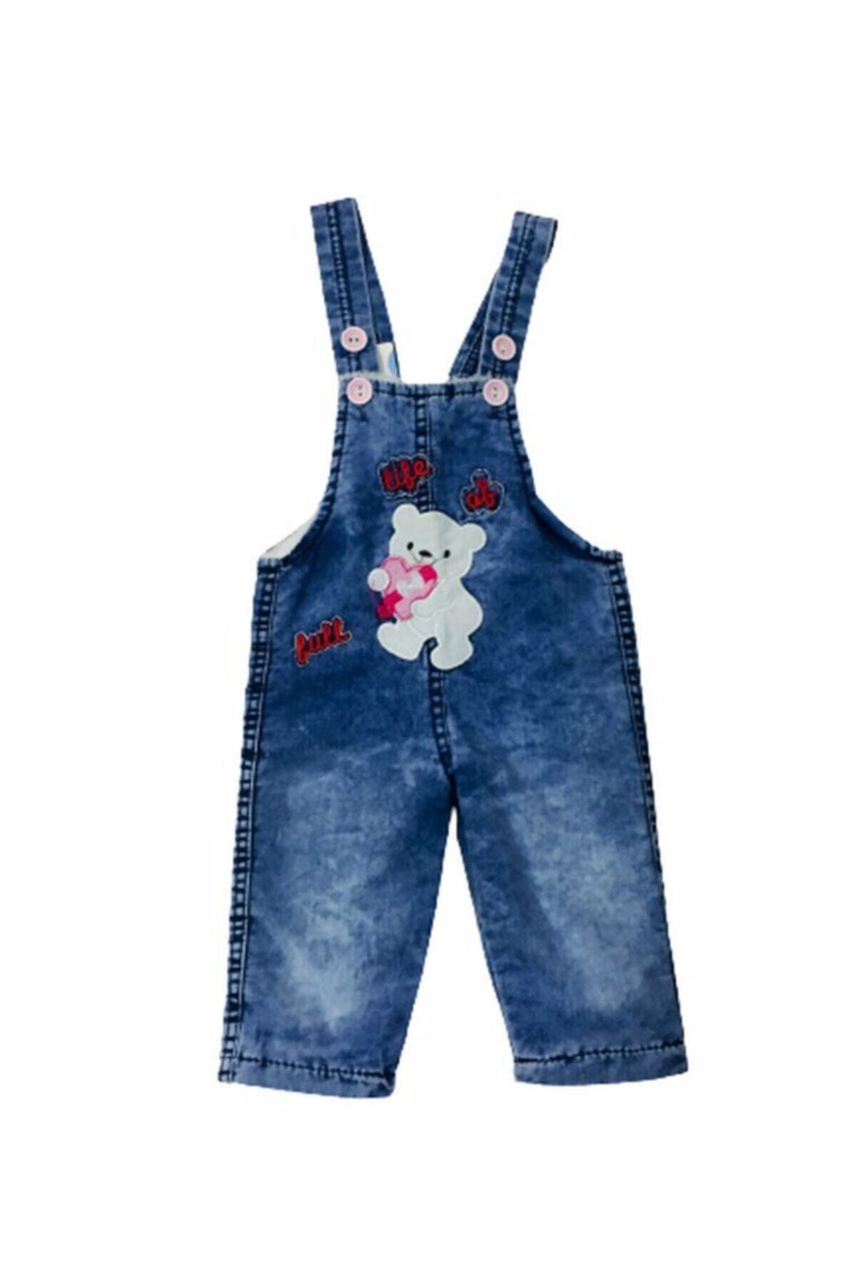 LUCYK&KİDS Latoldo Bebe Askılı Slopet Tulum 1-2-3-4 Yaş