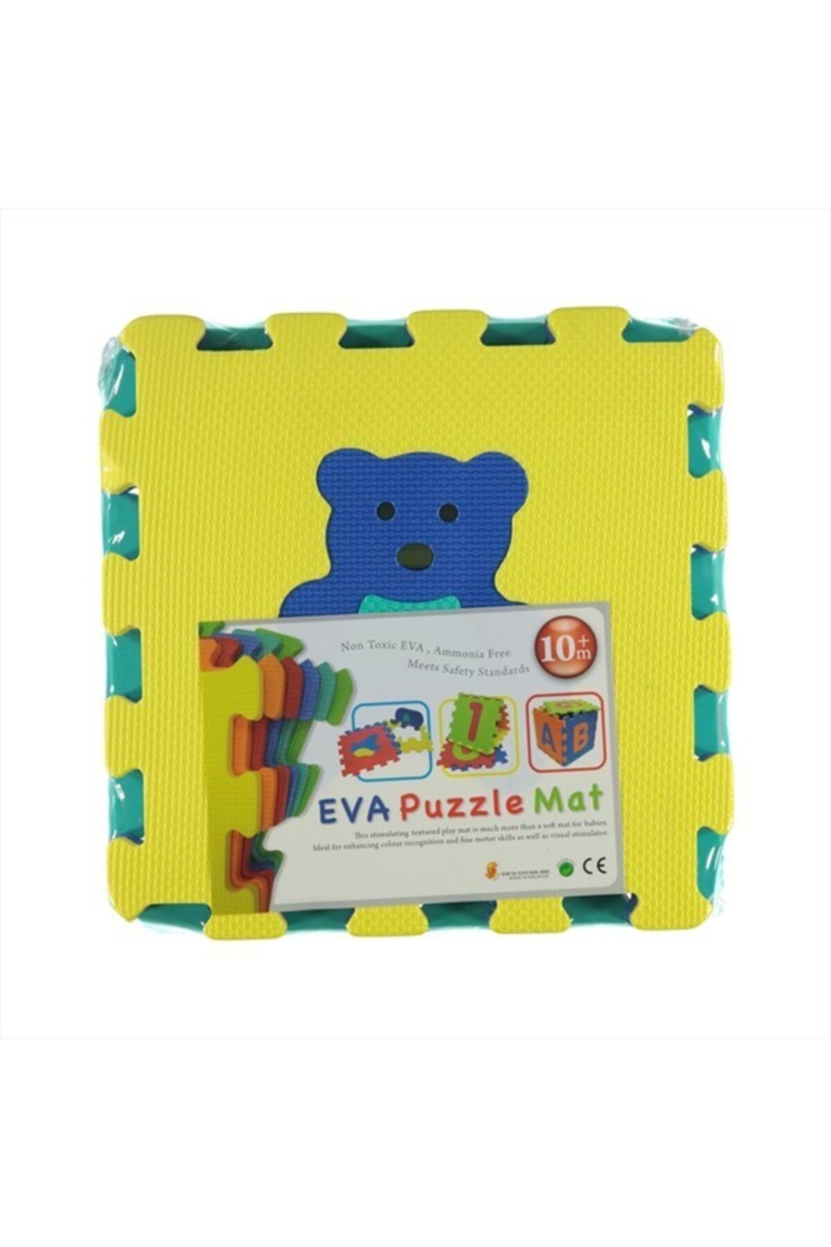 GlobalStore Baby Toys Eva 10 Parça Puzzle Oyun Matı Hayvanlar
