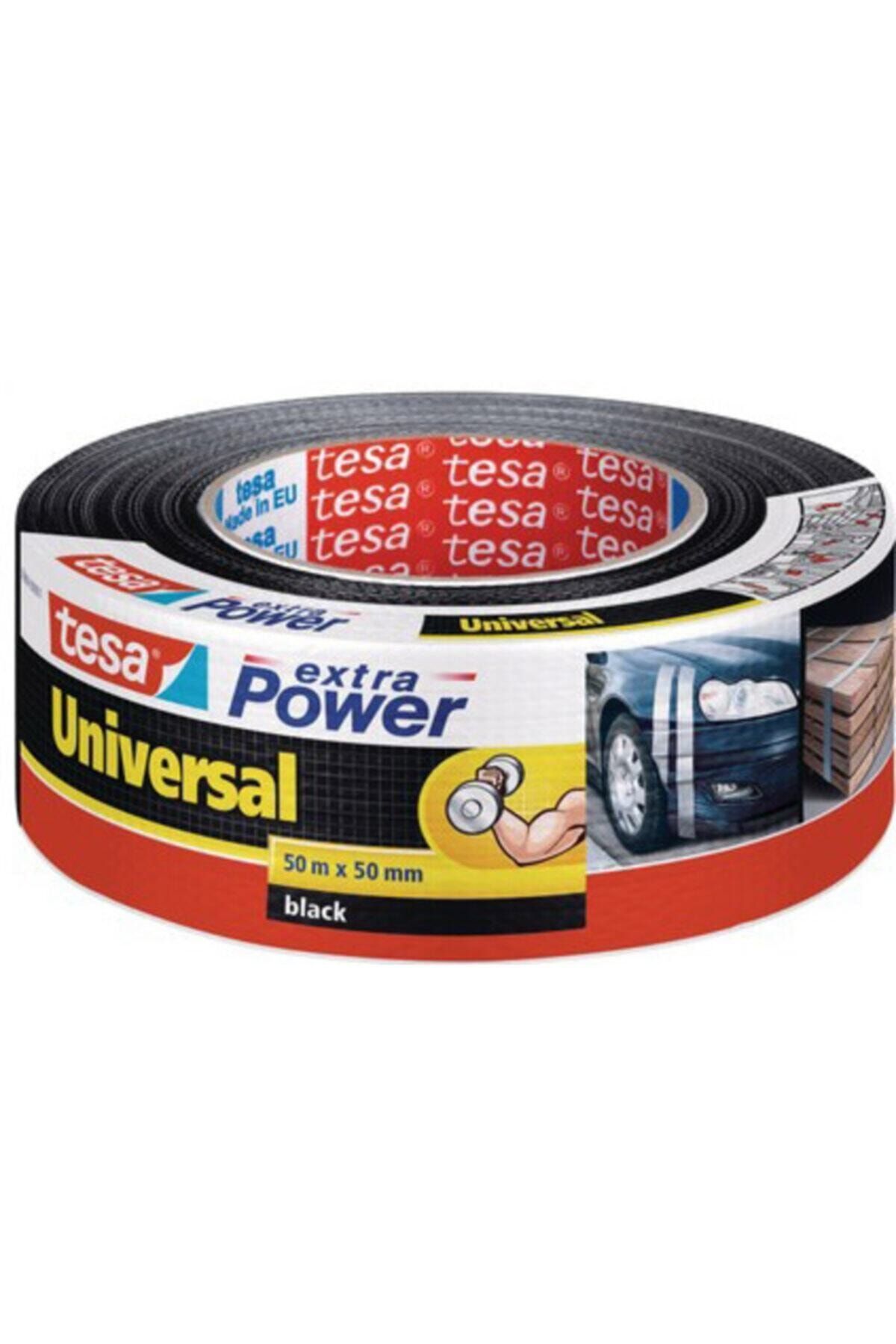 Tesa 56389-00001-05 50mtx50mm Siyah Extra Power Çok Amaçlı Bant