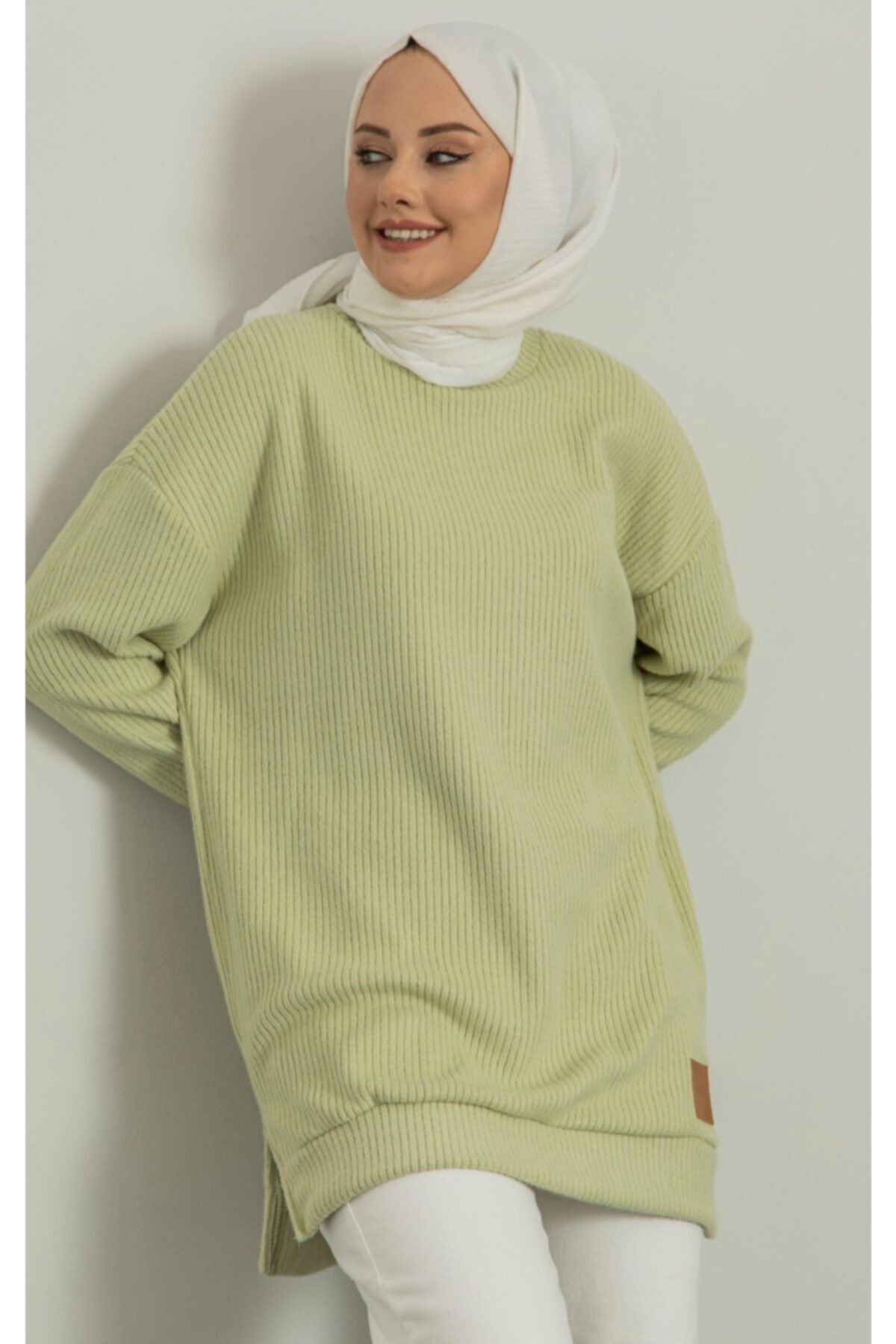Soul Kadın Fitilli Havlu Dokulu Sweat Tunik