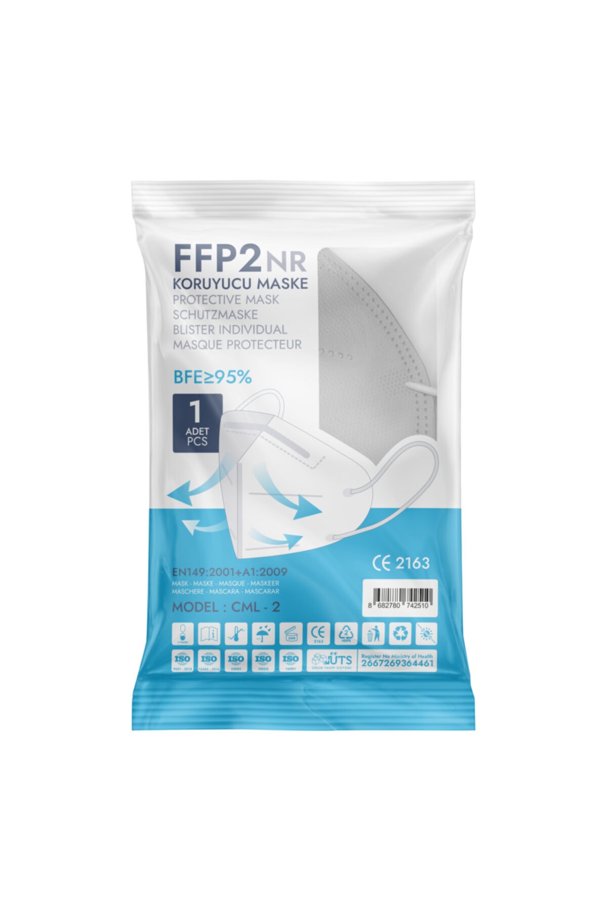 Medicare Giraffe Medıcare Ffp2 Koruyucu Maske 10’lu Kutu