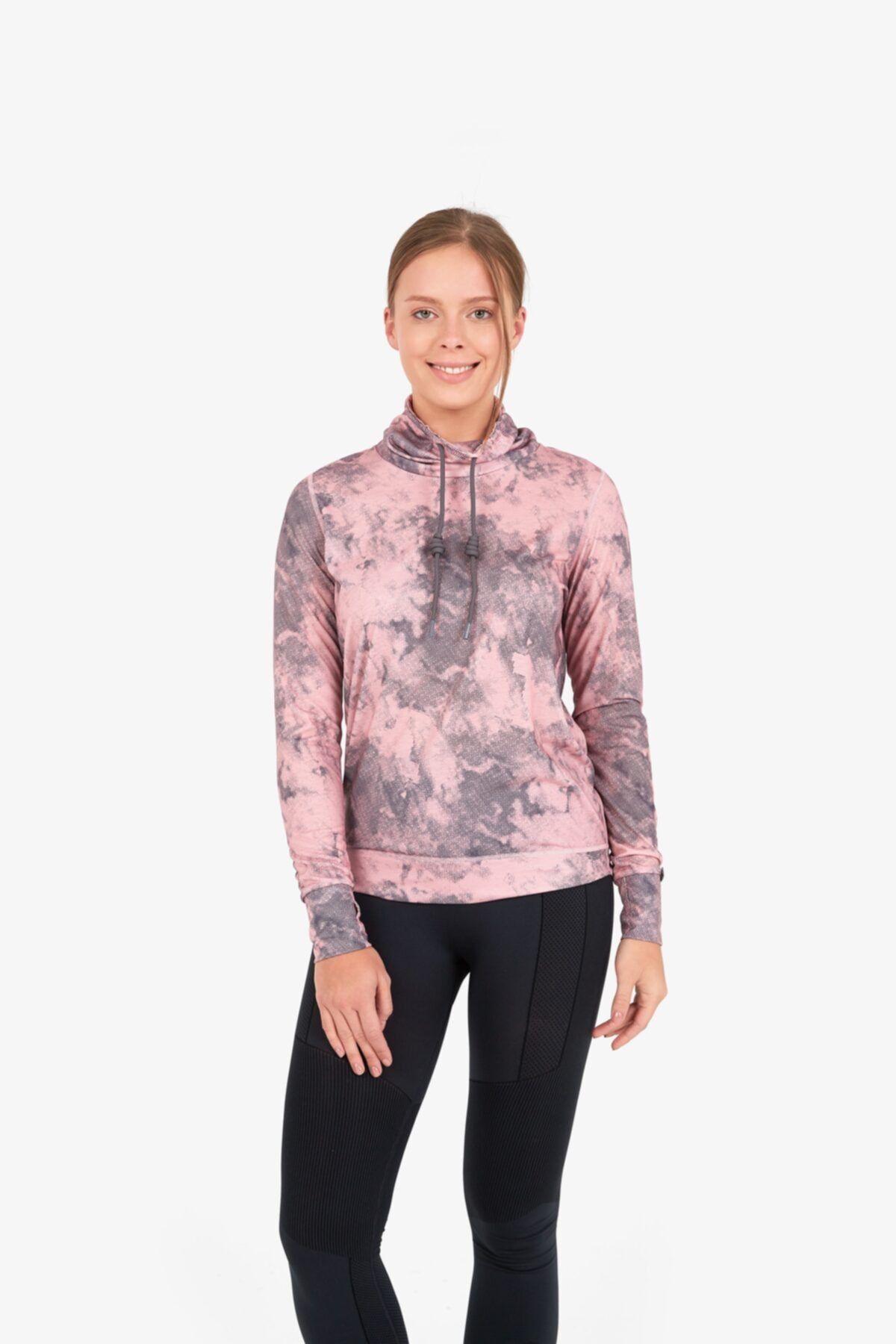 Blackspade Kadın Termal Sweatshirt 50454 - Pembe