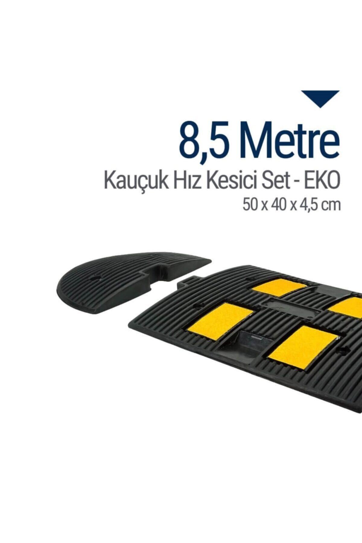 İleri Trafik Kauçuk Hız Kesici, Yol Kasisi 50 X 40 X 4,5cm - Eko - 8,5 Metre