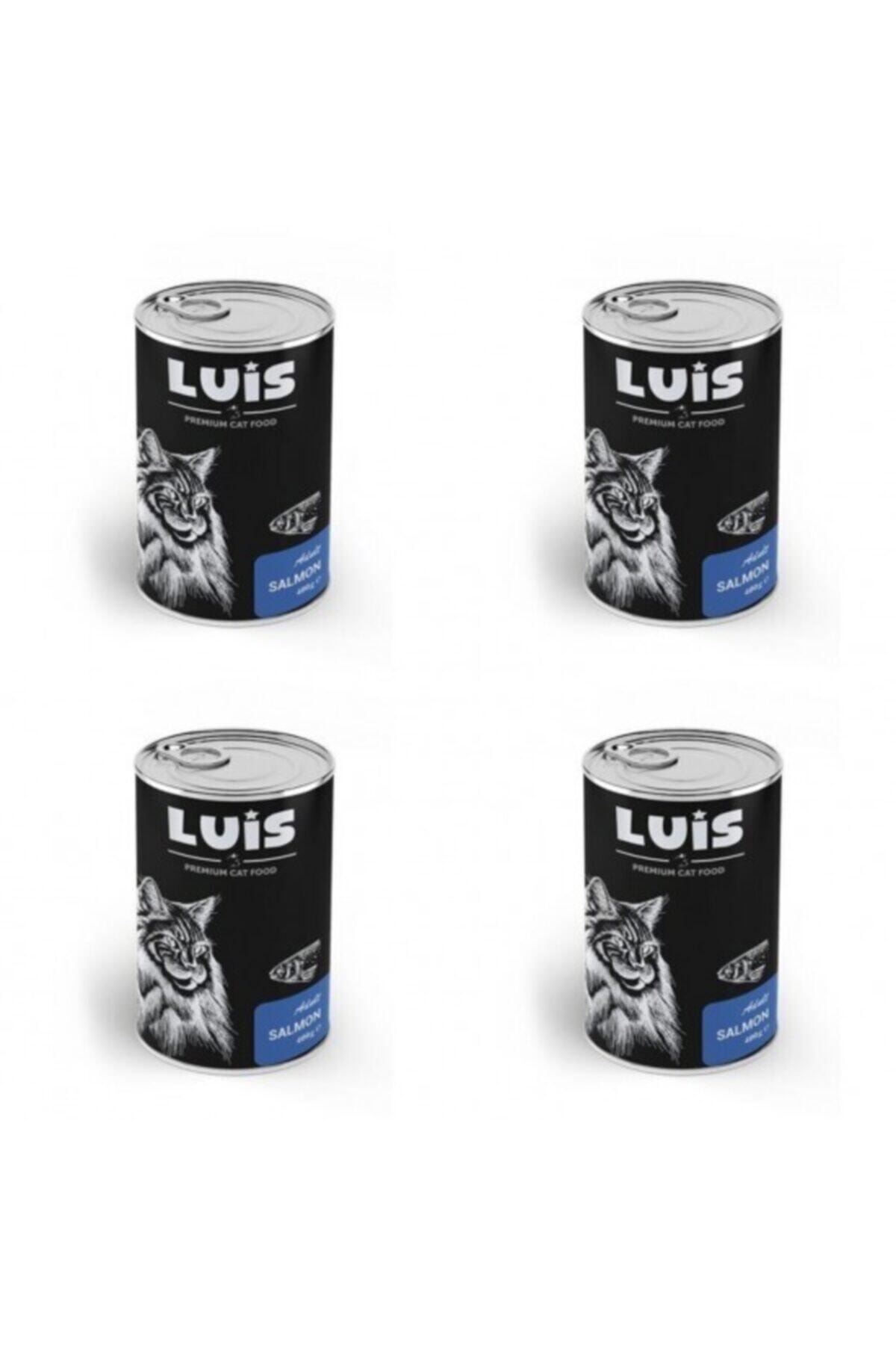 Luis Parça Somonlu Kısır Kedi Konservesi 400 gr 4 Adet