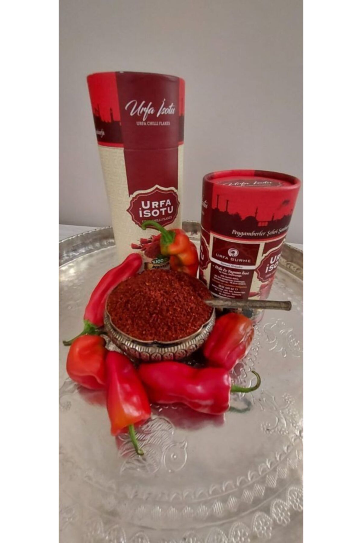 Urfa Gurme 1. Kalite Doğal Güneş Kurutması Az Tuzlu Az Yağlı Urfa Isotu 1 Kg.