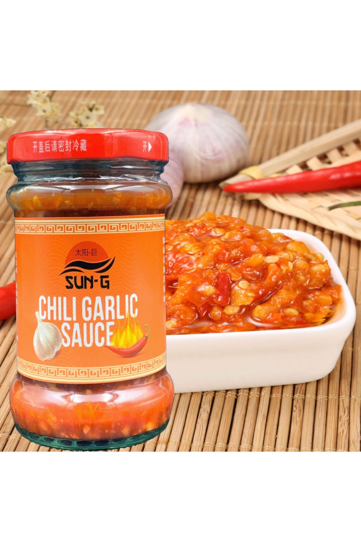 SunG 240g-sung-chıllı Garlıc Sauce/sarımsaklı Acı Bıber Sos