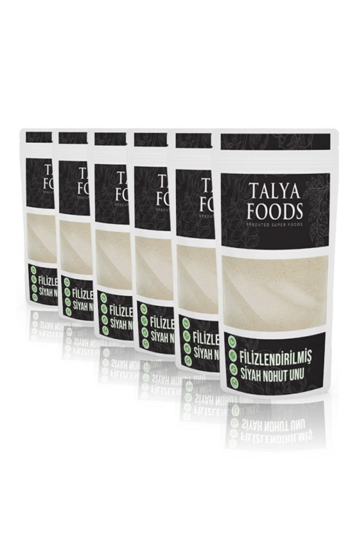 TALYA FOODS Talya Filizlendirilmiş Siyah Nohut Unu 6'lı Fırsat Paketi