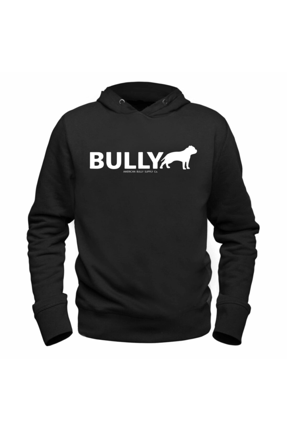 Alfa Tshirt Pitbul Baskılı Siyah Sweatshirt