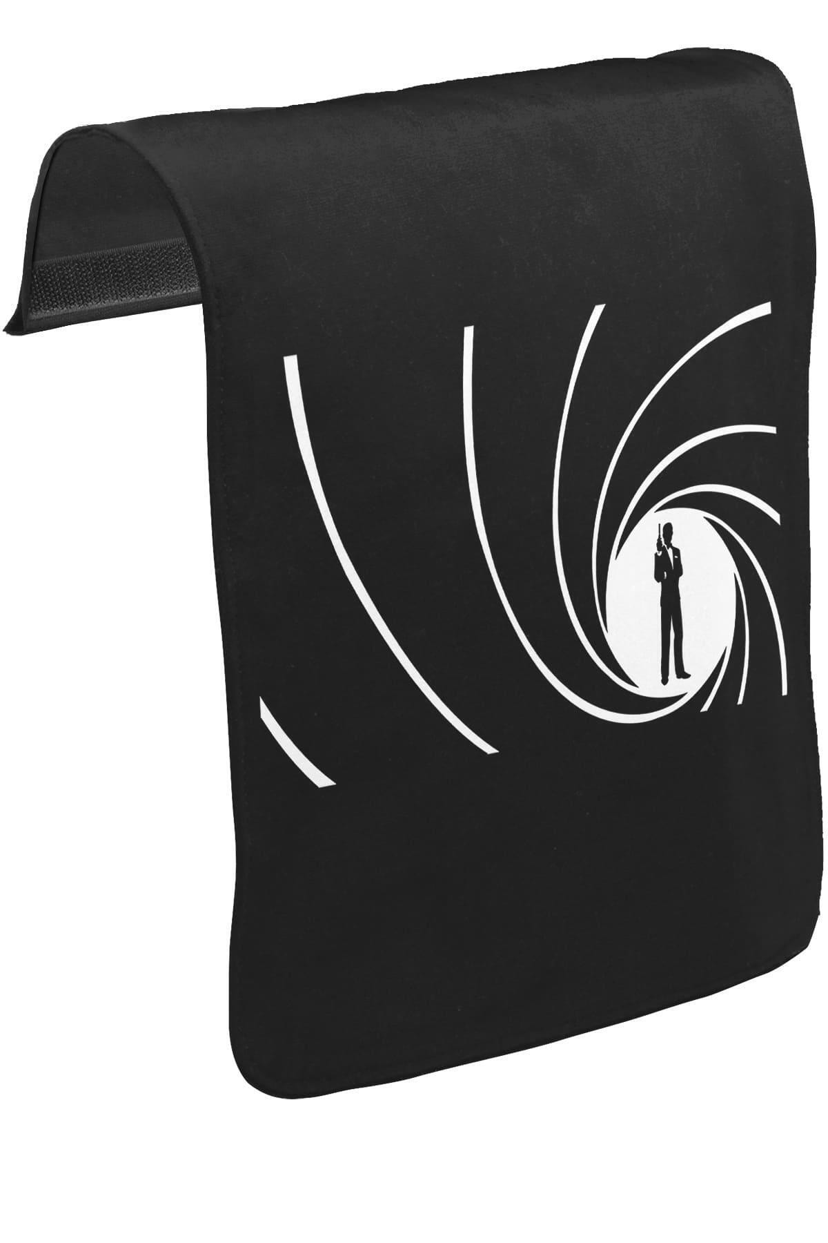 Lord TShirt Unisex Siyah James Bond - Never Say Never  Tak-çıkar Postacı Çanta Kapağı Ck-989