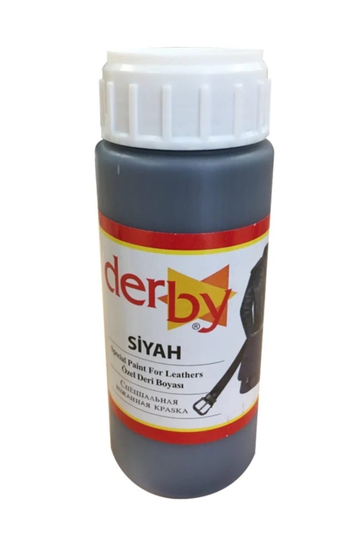 Derby Siyah Mont Direksiyon Koltuk Deri Boyası 100 ml + Sünger