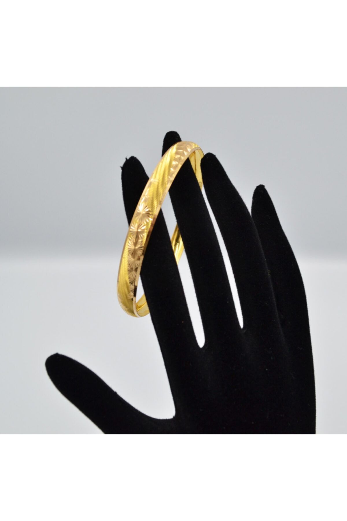 ozanlar gold 25 Gr 22 Ayar Papatya Desenli Bilezik
