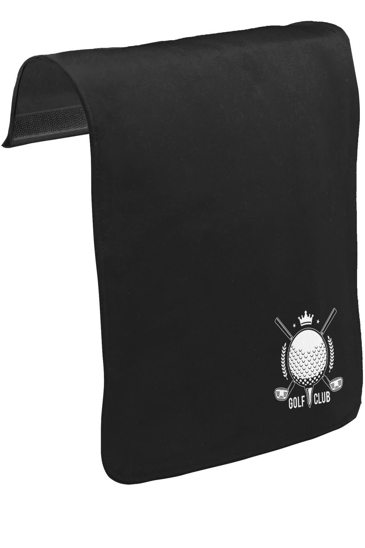 Lord TShirt Unisex Siyah Golf Kulübü - Golf Club Tak-çıkar Postacı Çanta Kapağı Ck-1731