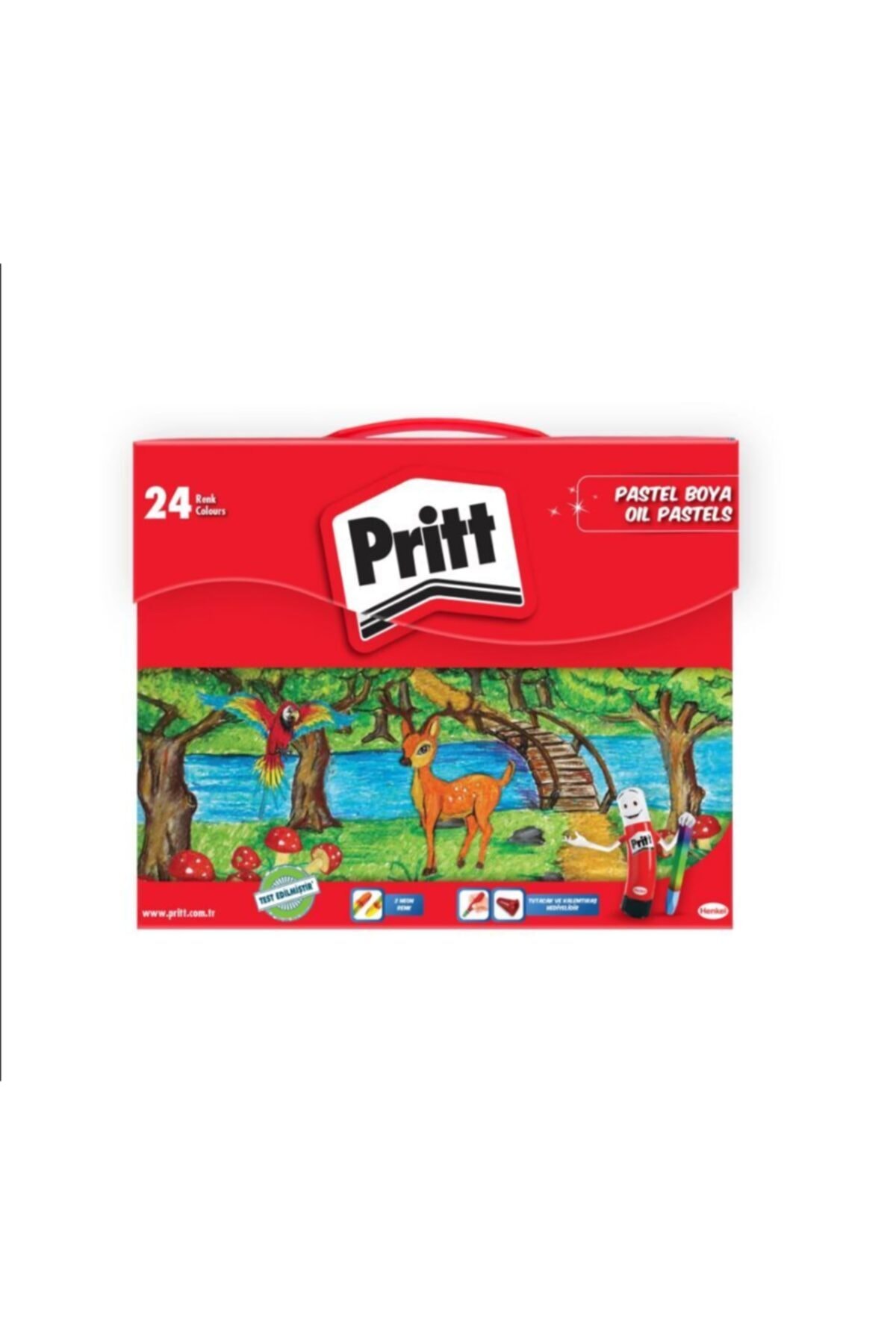 Pritt Çantalı Pastel Boya 24'lü