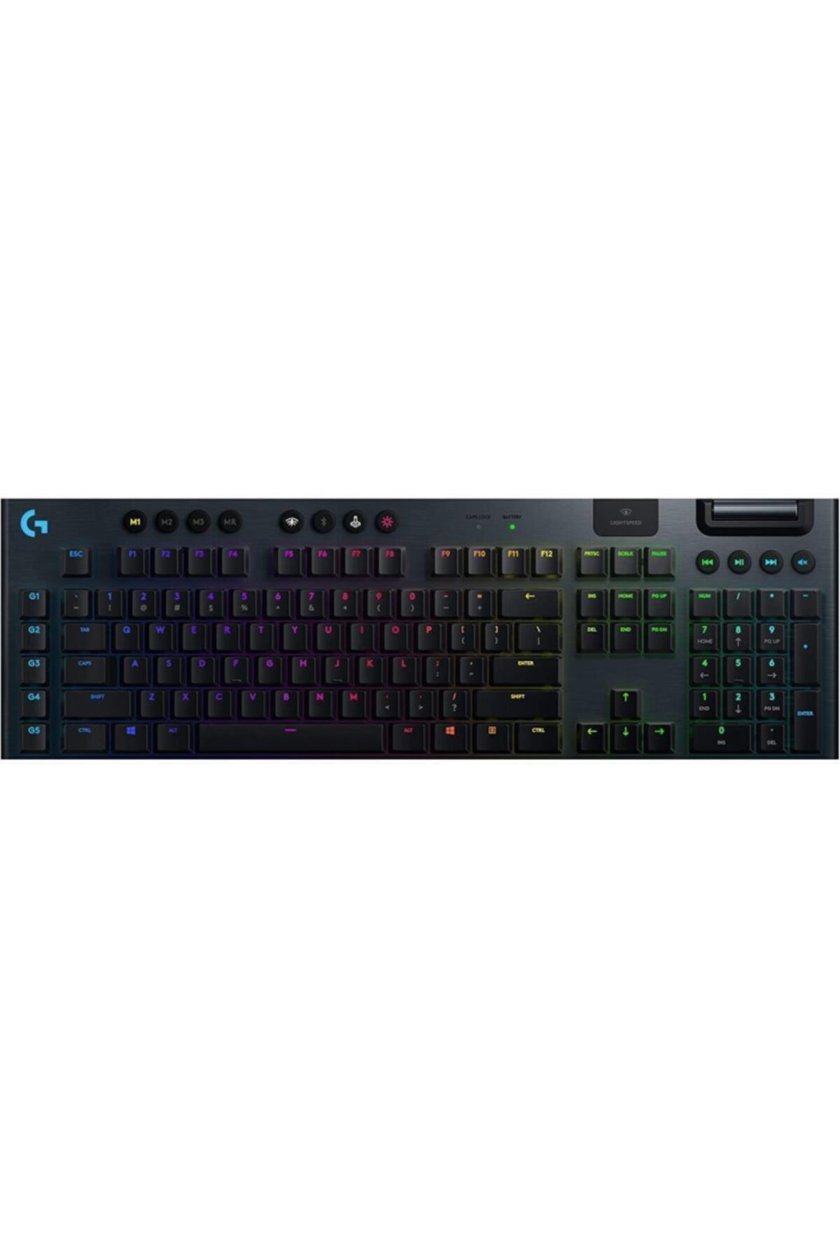 logitech G915 Lightspeed Kablosuz Rgb Ingilizce Mekanik Oyuncu Klavyesi - Siyah