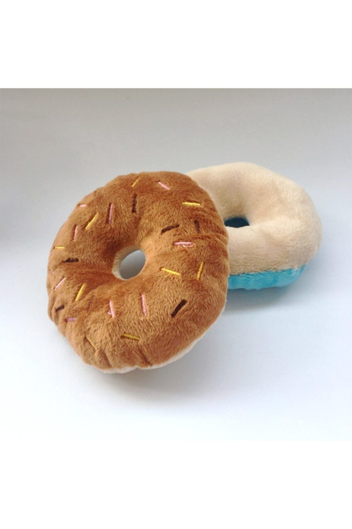 Mixpet Donut Şekilli Köpek Peluş Oyuncak 11 cm 1 Adet