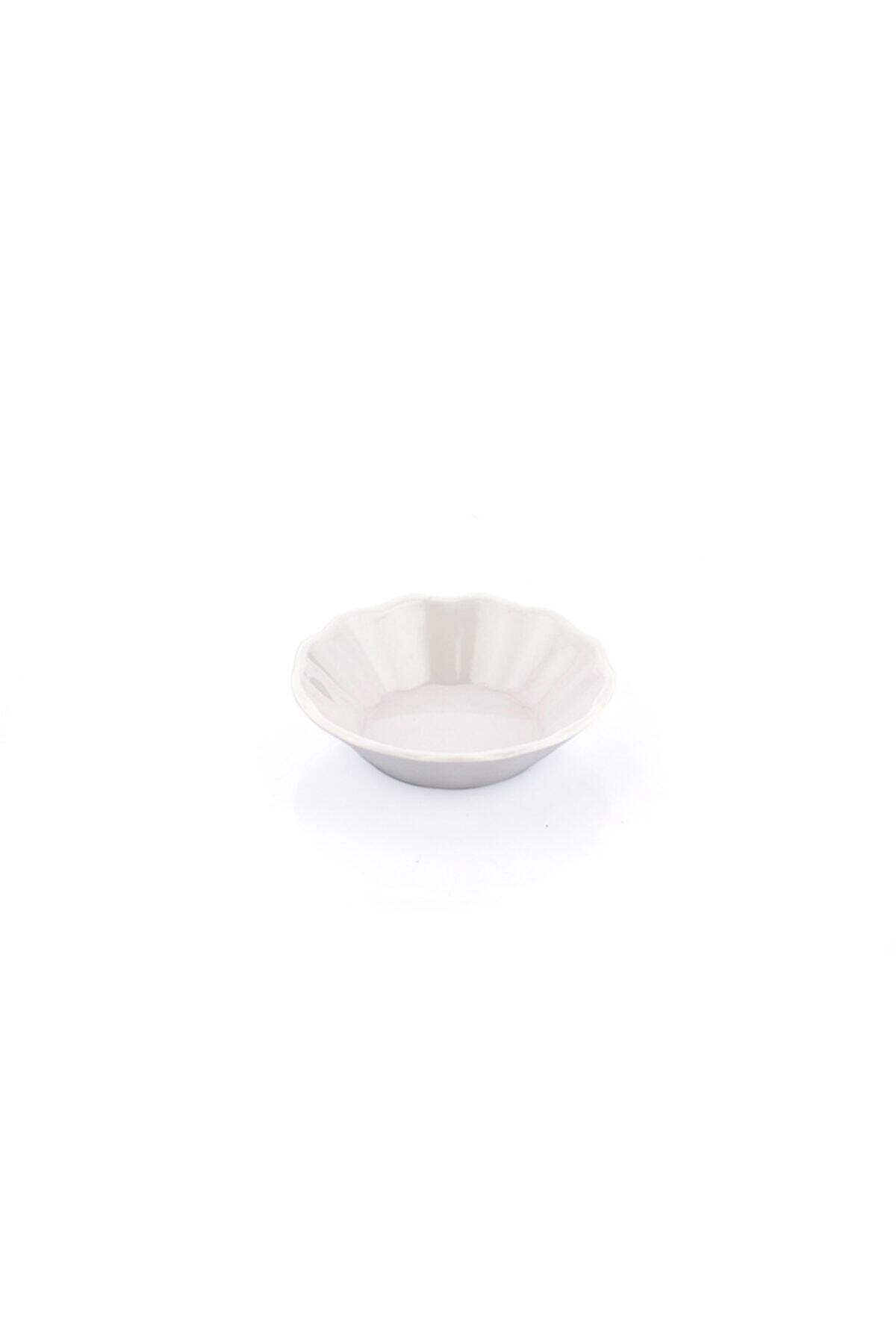 MorzaYolu Melamin X 6 Adet Çay Tabak 10cm Beyaz (çap:10cm Yuk:2.5cm 48gr)