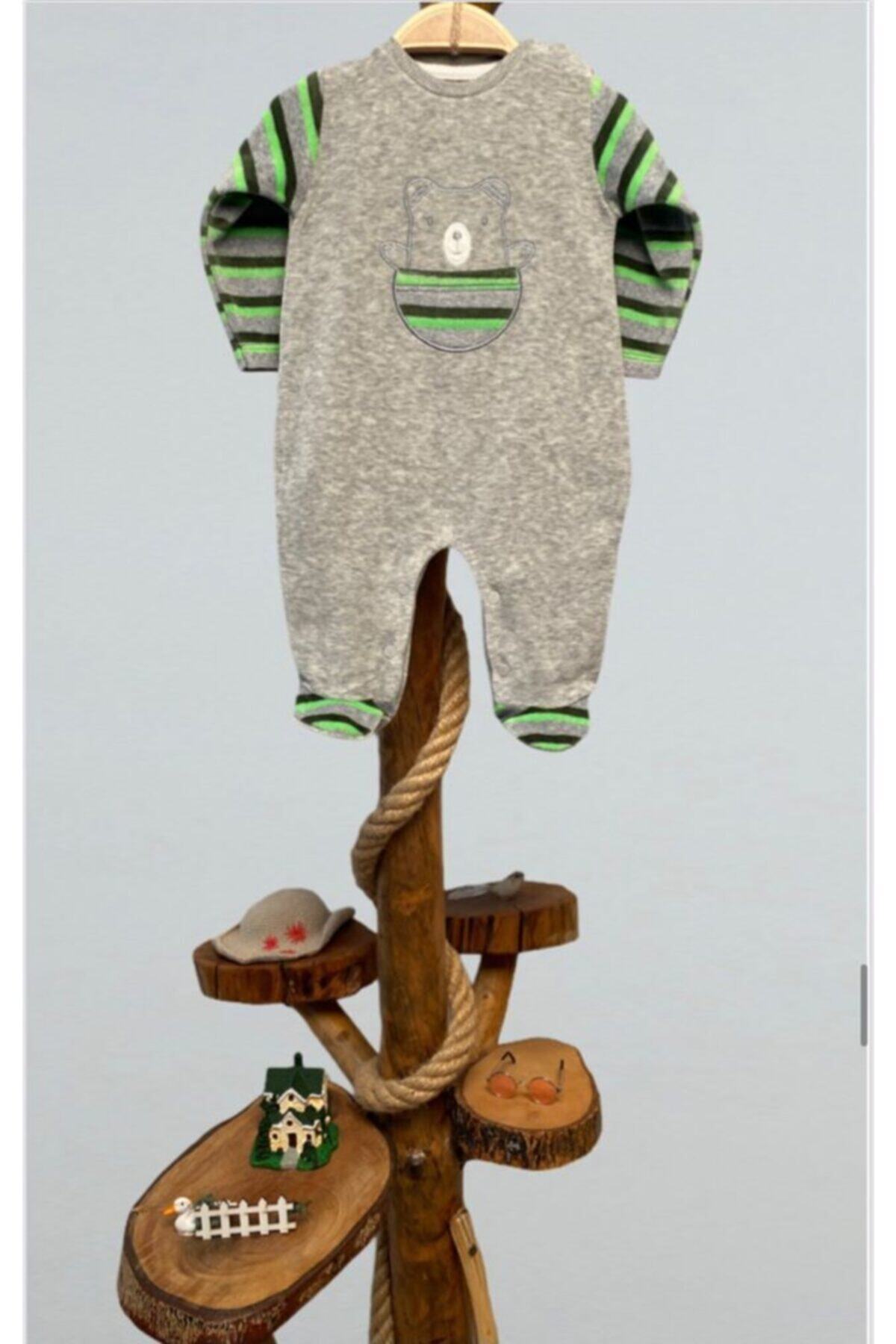 Bebitof Ayıcıklı Kadife Tulum