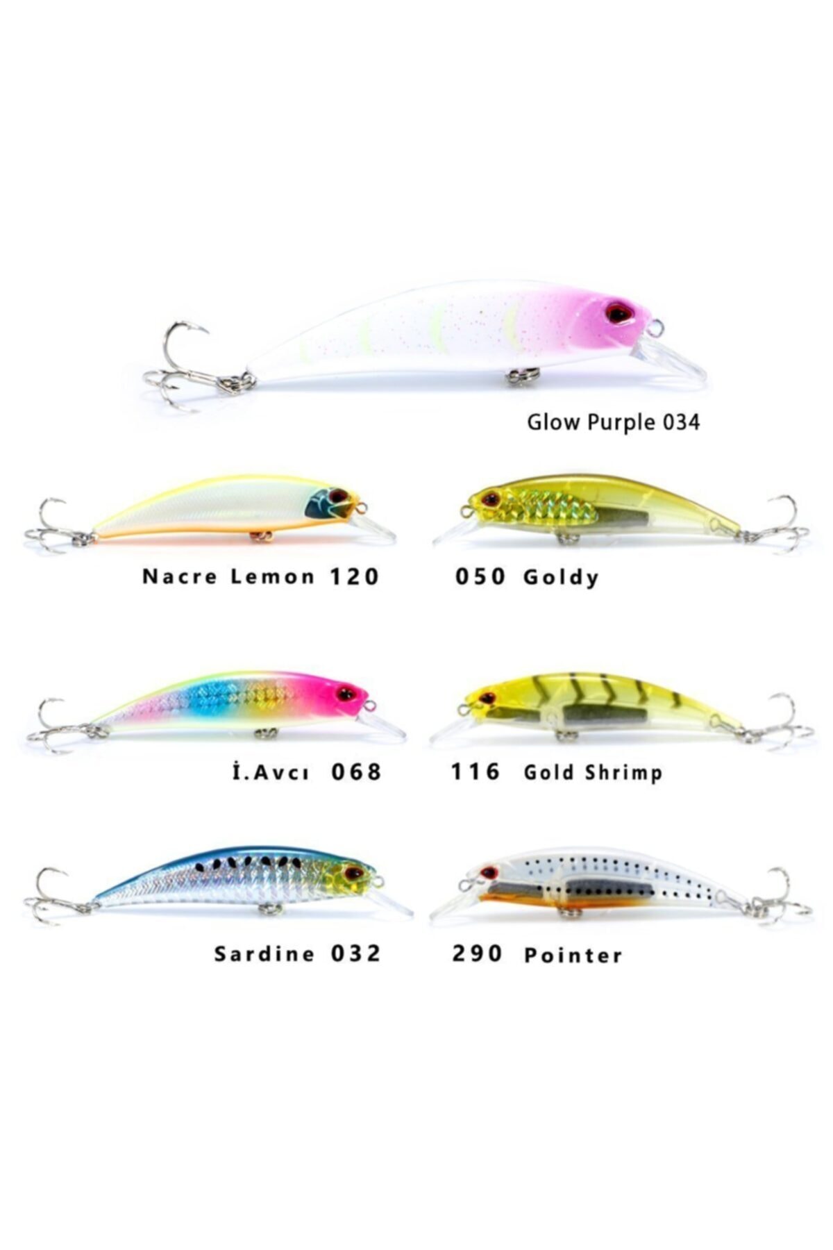 Fujin Ziggy7 70mm 9.6gr Sinking Lrf Maket Balık 120 Nacre Lemon