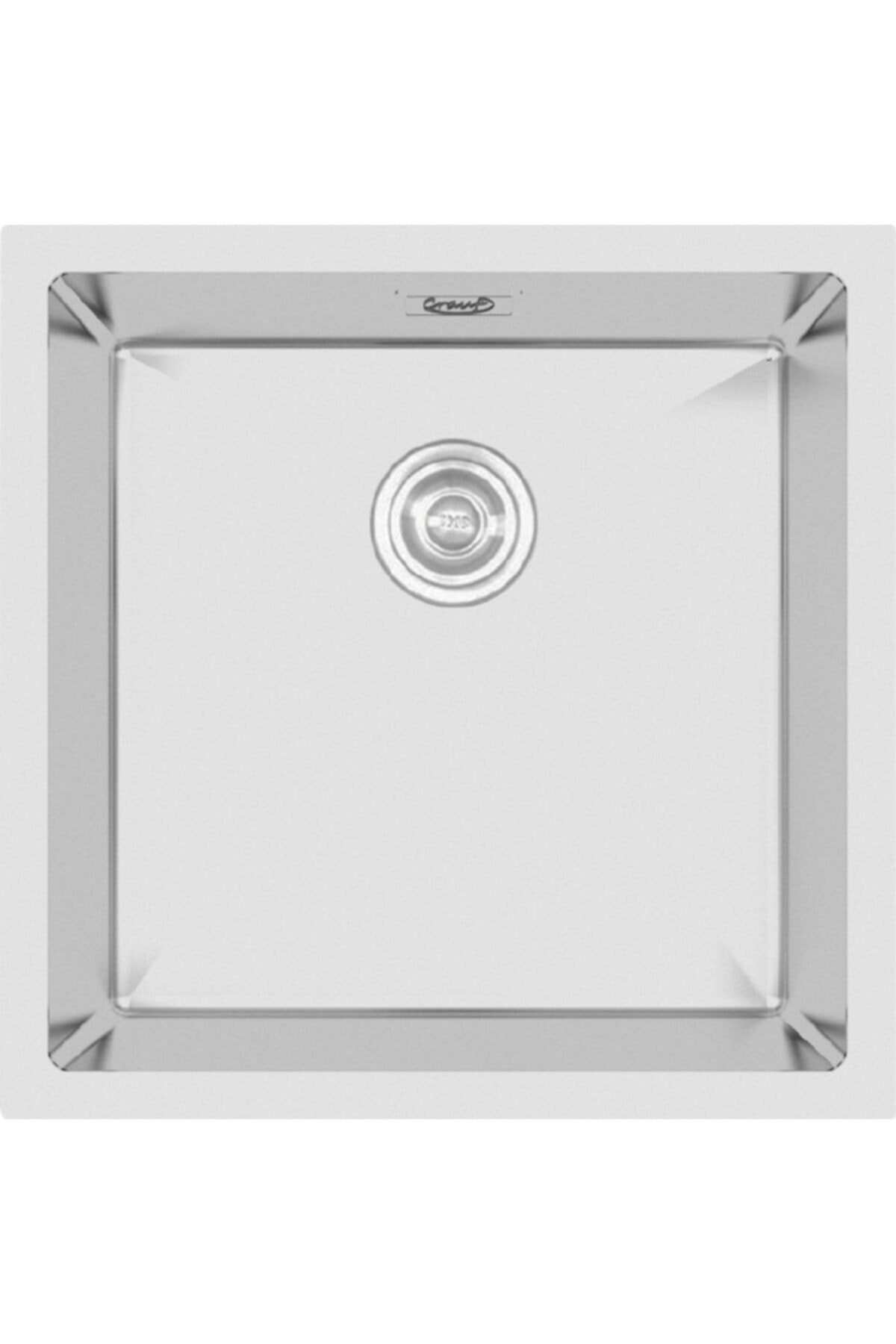 Crauf Stella 6044 Inox Tezgah Altı Evye 440x440x210mm