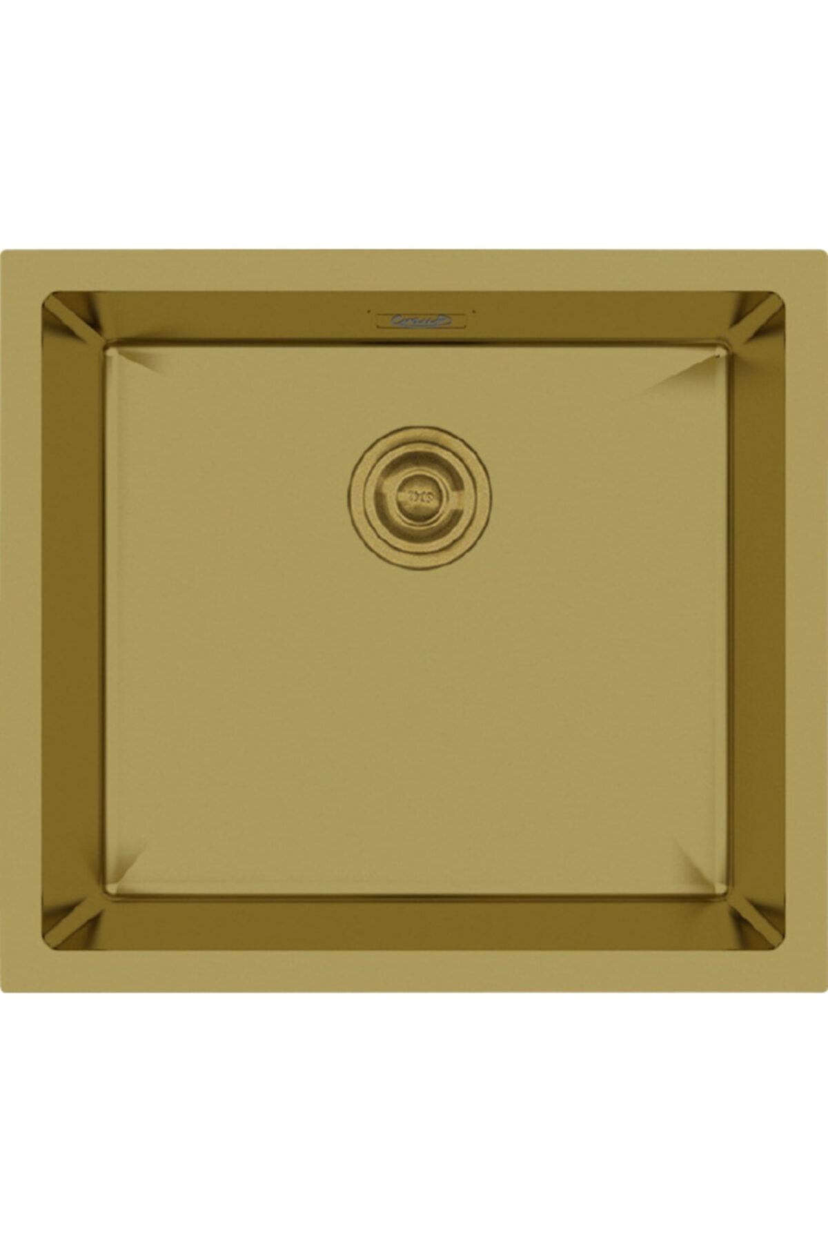 Crauf Stella 6049 Pvd Kaplama Altın Tezgah Altı Evye 440x490x210 mm