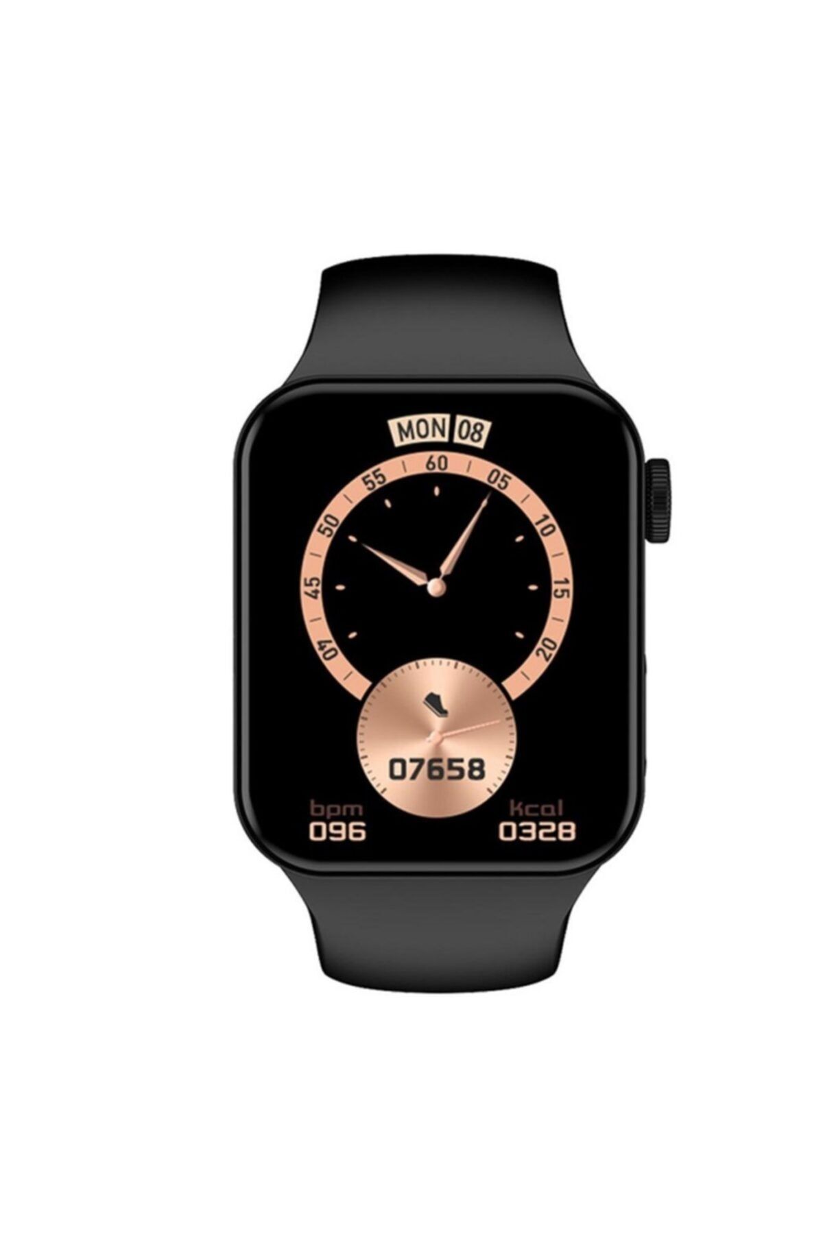 BySarsa Watch I 7 Premium 1.82'' 3d Full Hd Ips Ekran Bluetooth 2021 Akıllı Saat Siyah