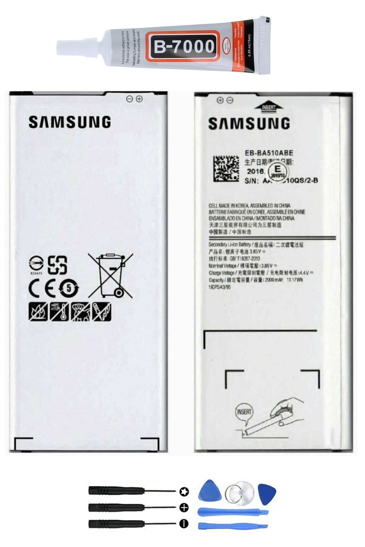 Samsung Galaxy A5 2016 Sm-a510f Eb-ba510abe Pil Batarya Yeni Tarihli Garantili Ürün