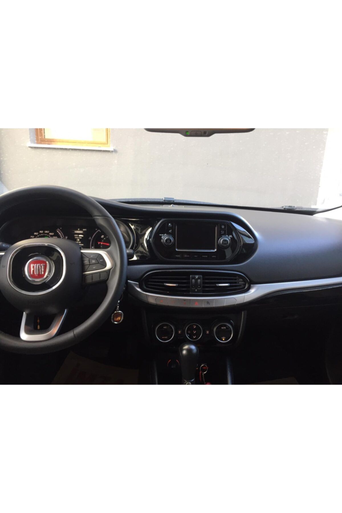 DNCTUNING Fiat Egea Konsol/maun Kaplama Full Set Siyah Pianoblack