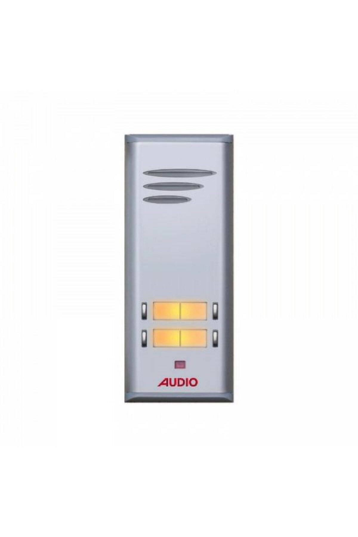 AUDİO 004849 Basic Serisi Çift Butonlu Zil Paneli 4lü