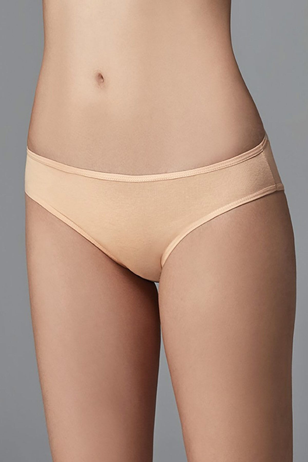 Dagi Kadın Bej 3'lü Klasik Slip Külot B0169284