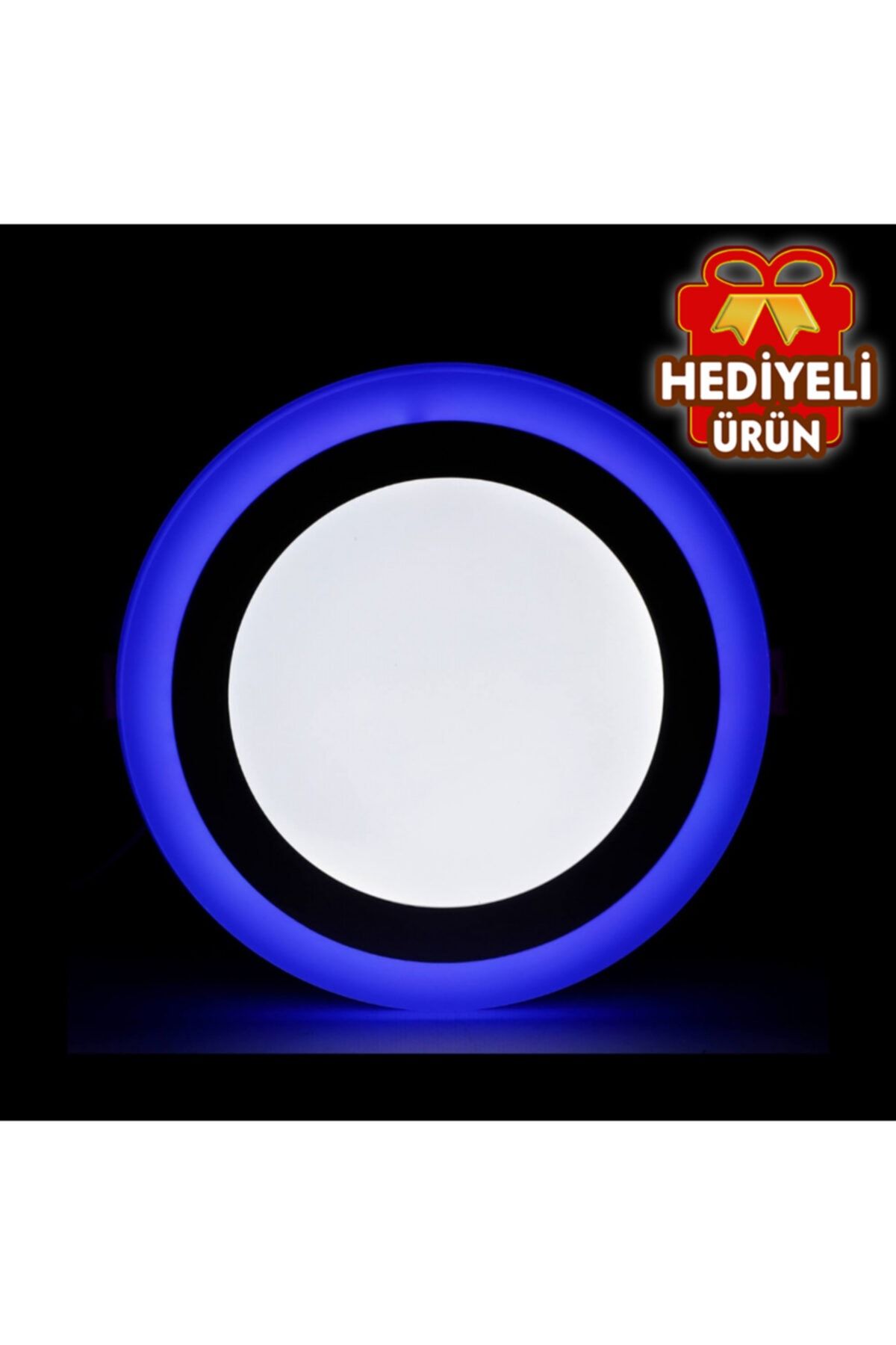 10EN 6 Watt (3+3) Çift Renkli Led Panel Spot Lamba 10 Lu Paket
