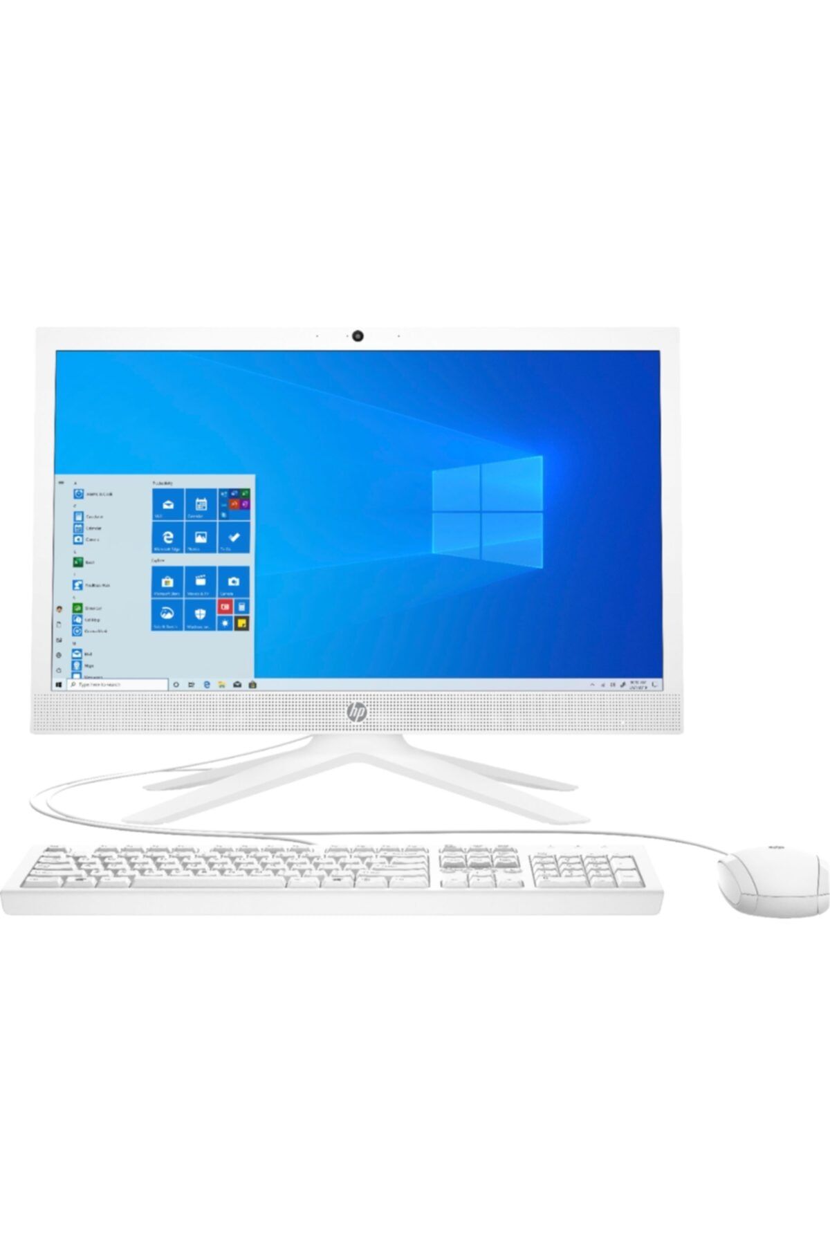 HP 21-b0003nt 4j292ea I5-1035g1 4gb Ram 256gb Ssd 20.7 Inç Fhd Beyaz All In One Pc