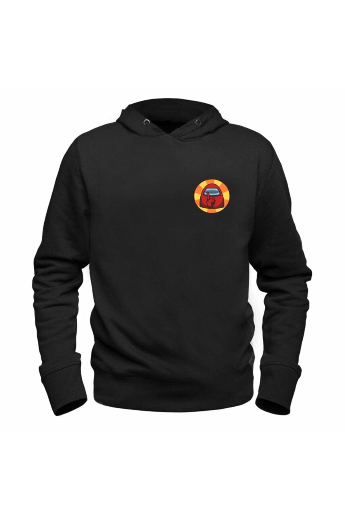 Alfa Tshirt Among Us Siyah Sweatshirt