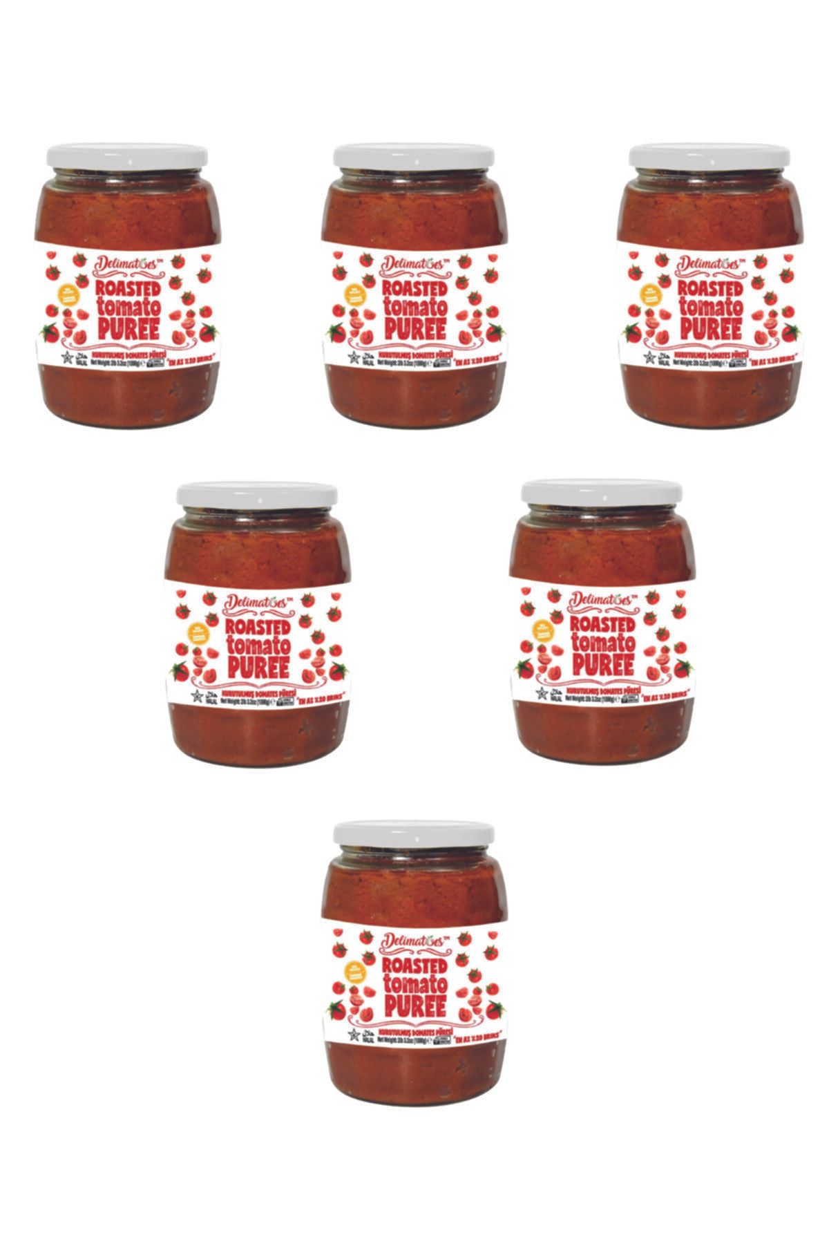 DELIMATOES Domates Püresi (kuru Domatesten) (6 Adet X 1000gr)