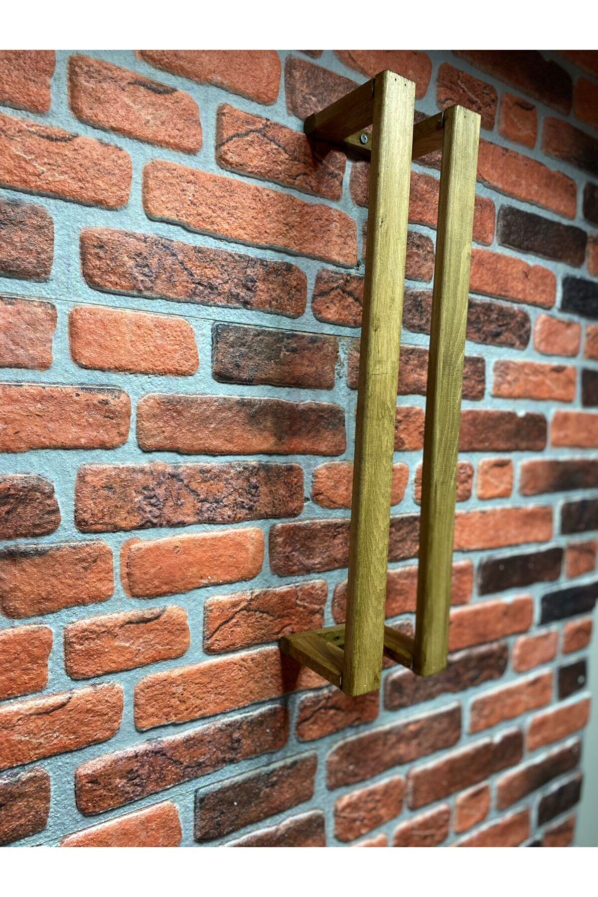 woodünya Banyo Havluluk Ahşap Banyo Havlu Rafı Ahşap Raf